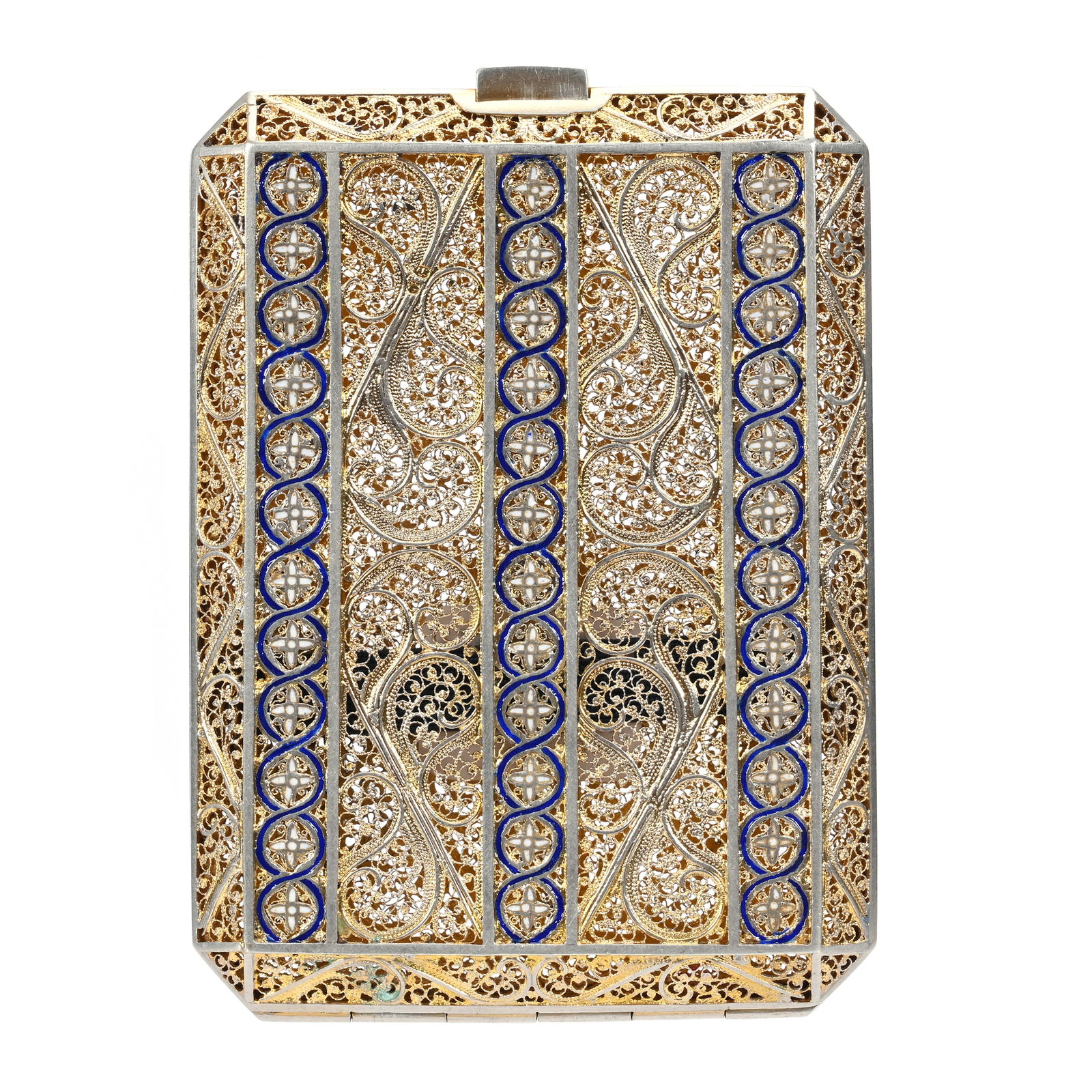 French Card Case, Silver Hallmark (1 of 4)