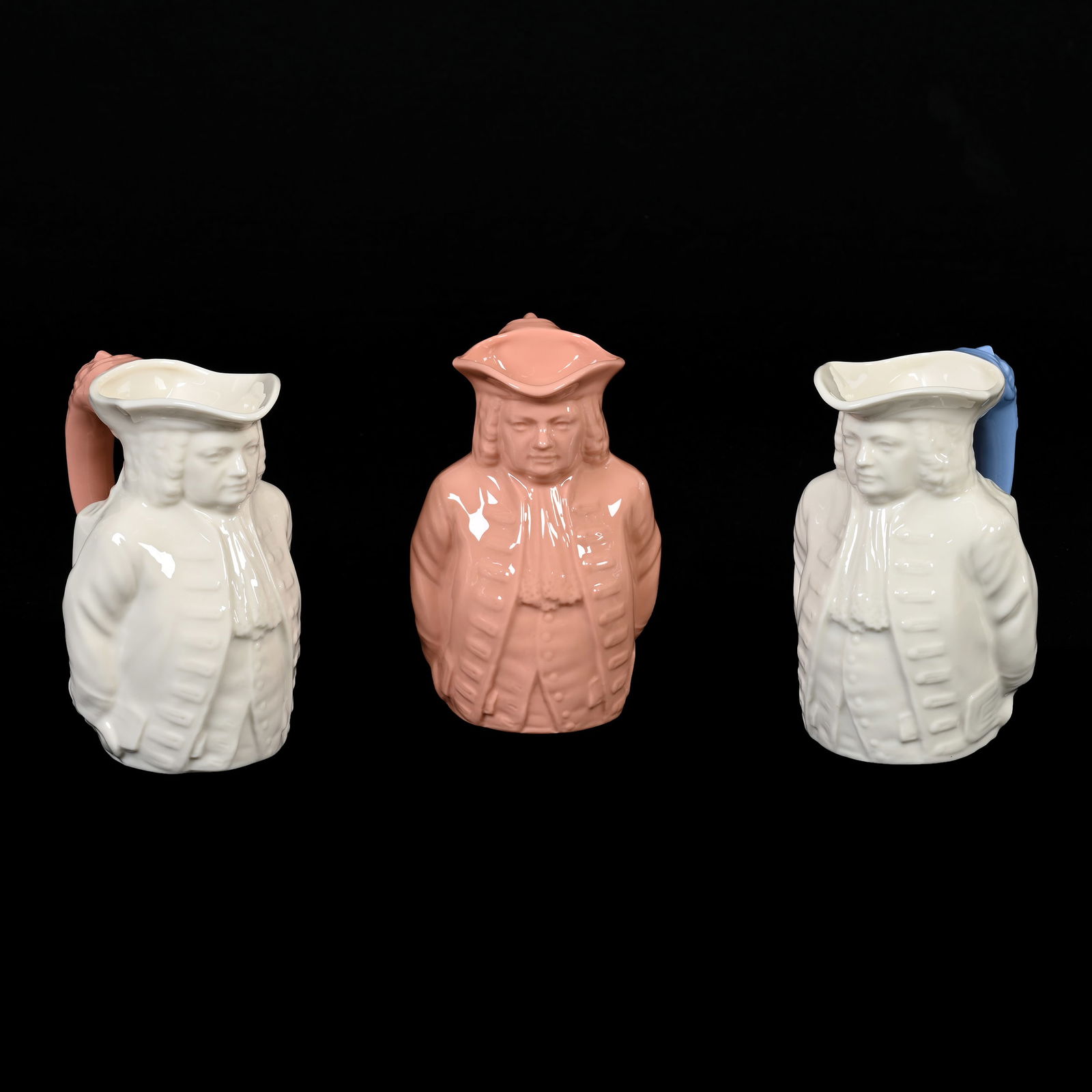 (3) Figural Pitchers, All With Lenox Green Wreath (1 of 3)