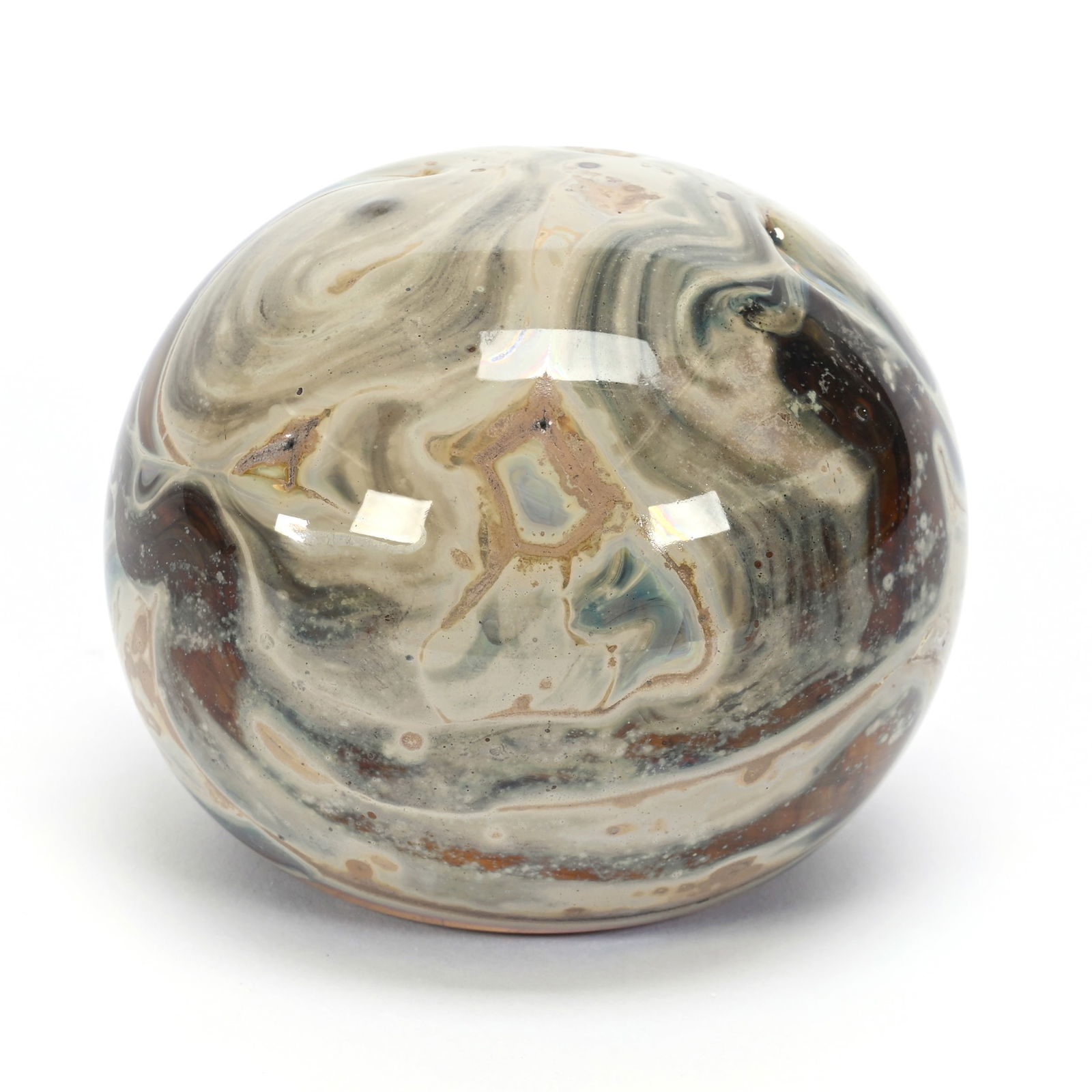 Paperweight Studio Signed, Dated 1973 (1 of 6)