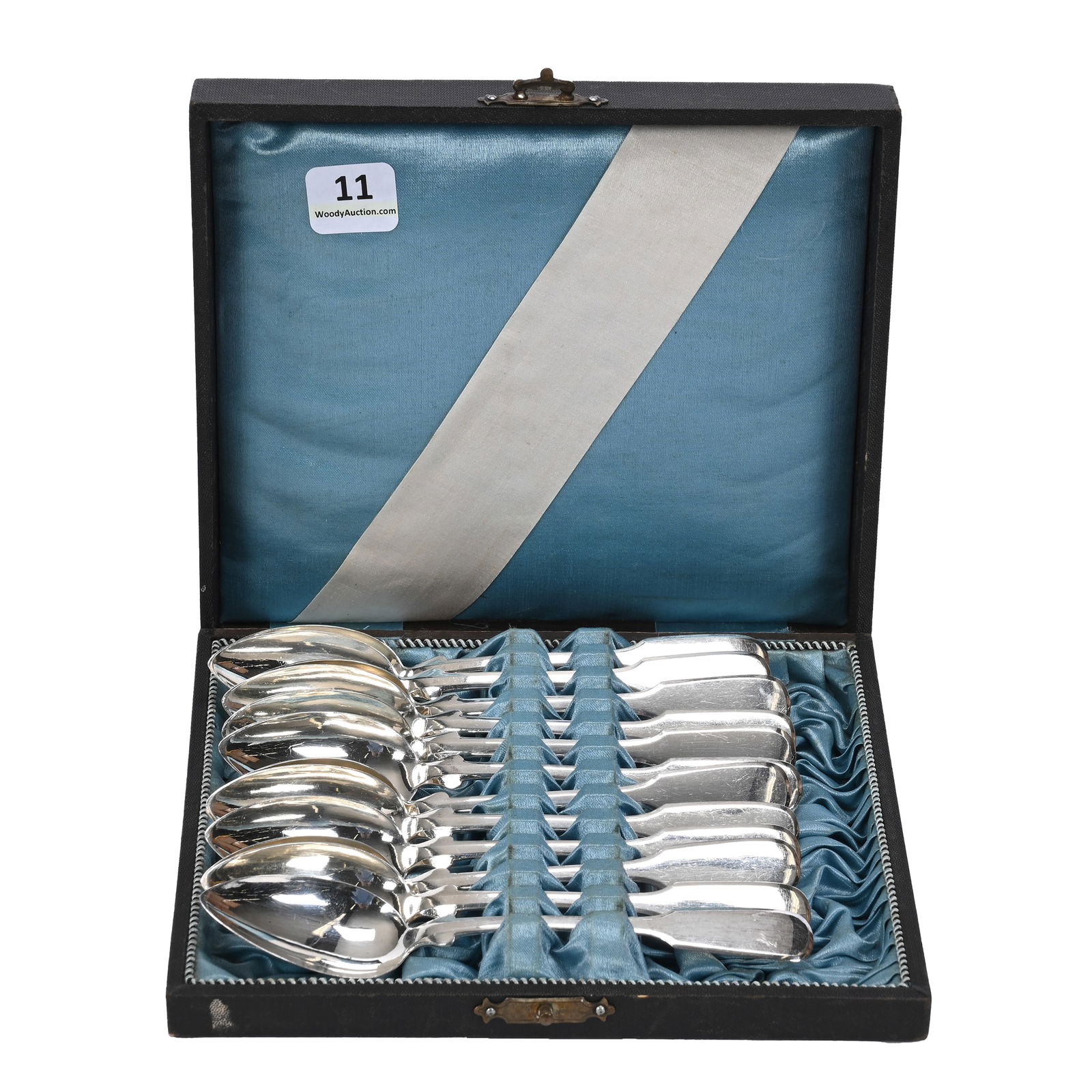 Silver Grapefruit Spoons, Set Of (12), Original Case (1 of 3)