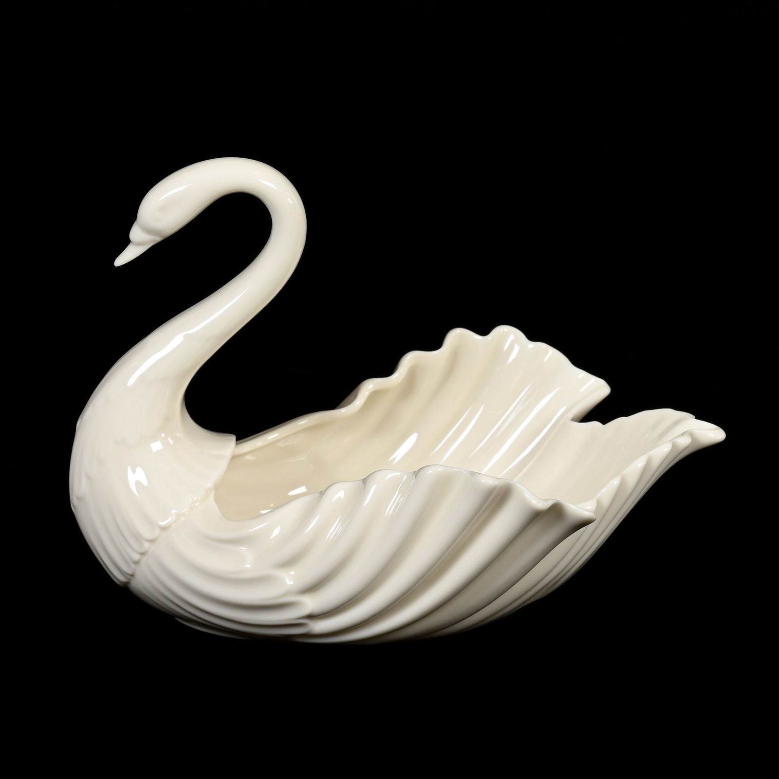 Figural Swan Dish, Lenox Gold Wreath Mark (1 of 3)