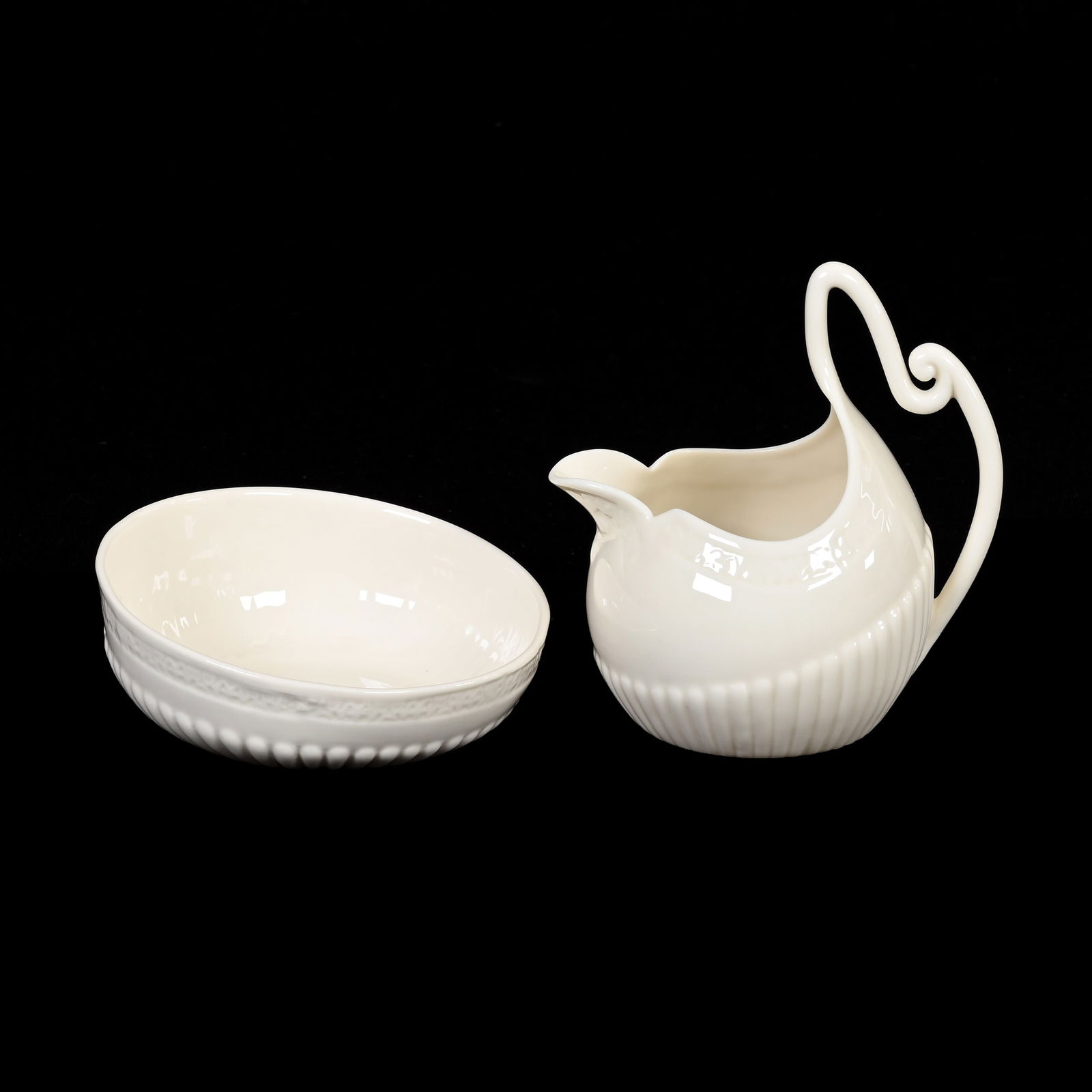 Creamer & Sugar Set, Lenox Gold Wreath Mark (1 of 3)