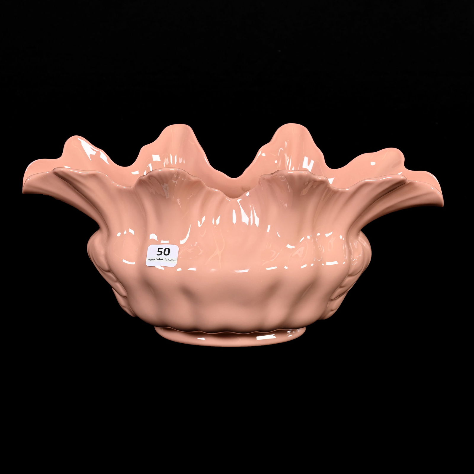 Vase/Flower Holder, Lenox Green Wreath/USA Mark (1 of 3)