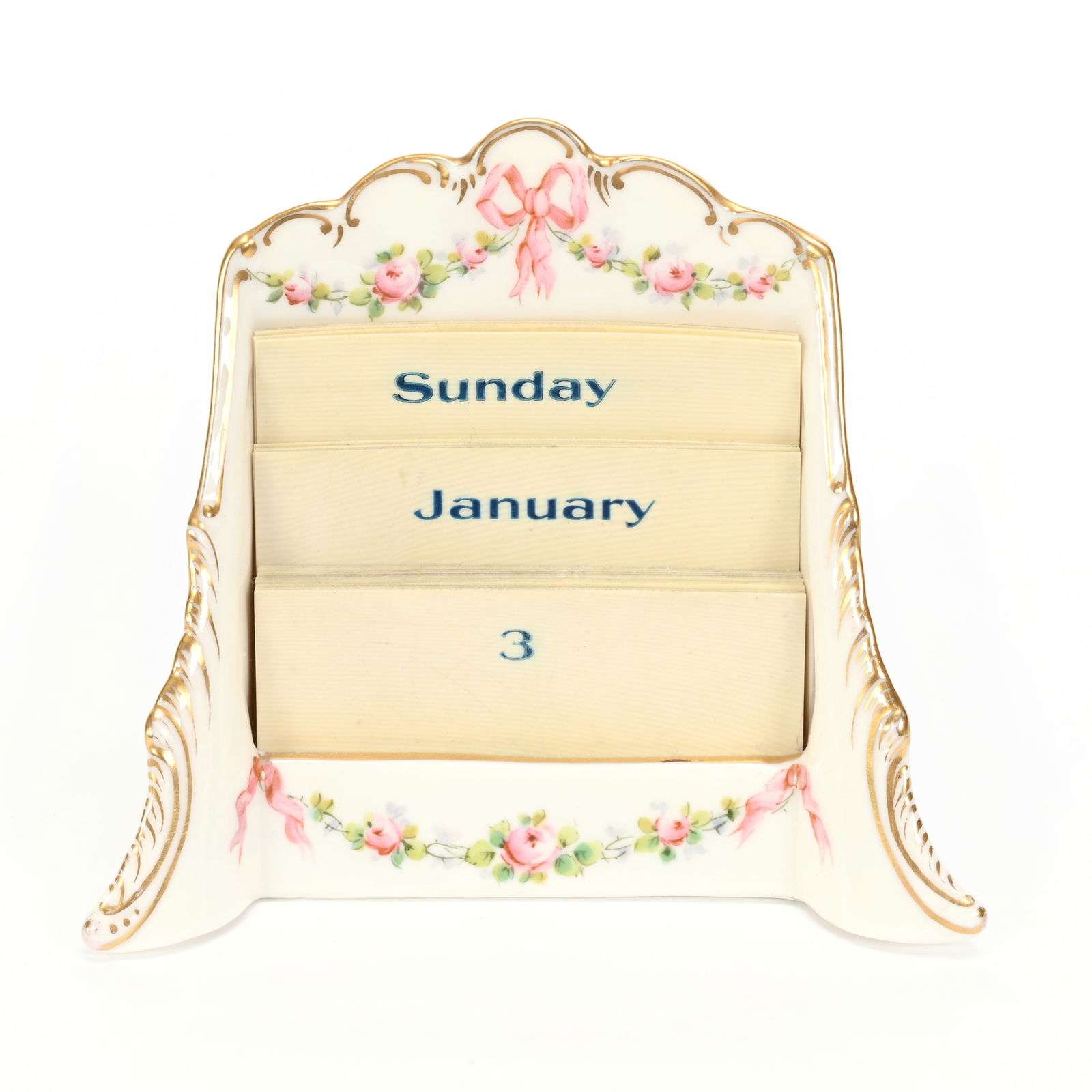 Desk Calendar, Lenox Green Wreath Mark (1 of 3)