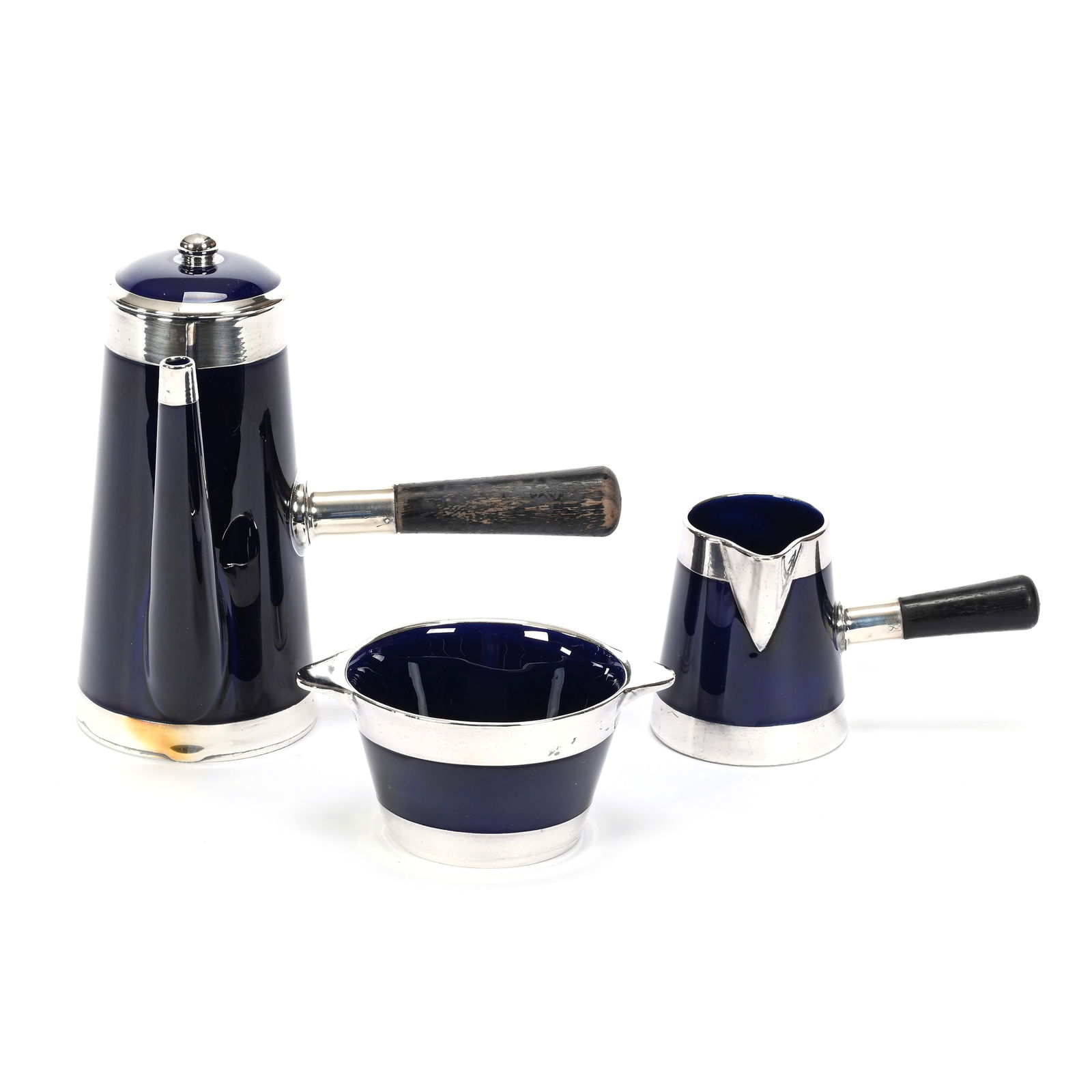 Coffee Set, Lenox Green Wreath Mark (1 of 3)