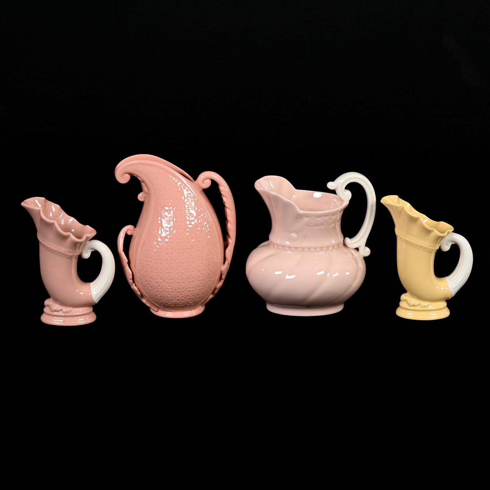 (4) Ewers, Lenox Green Wreath Mark (1 of 3)