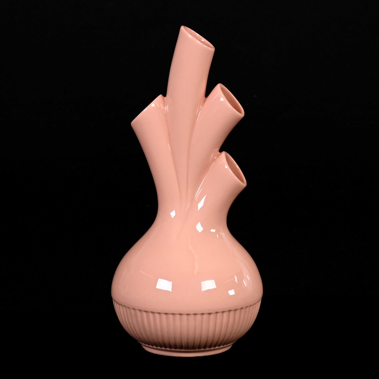 Flower Aorta Vase, Lenox Green Wreath Mark (1 of 3)