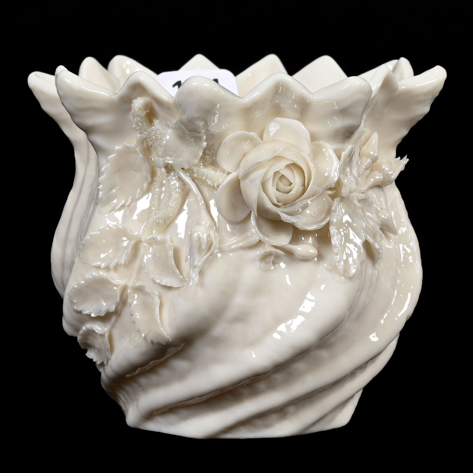 Vase/Flowerpot, Irish Belleek, Third Black Mark (1 of 3)