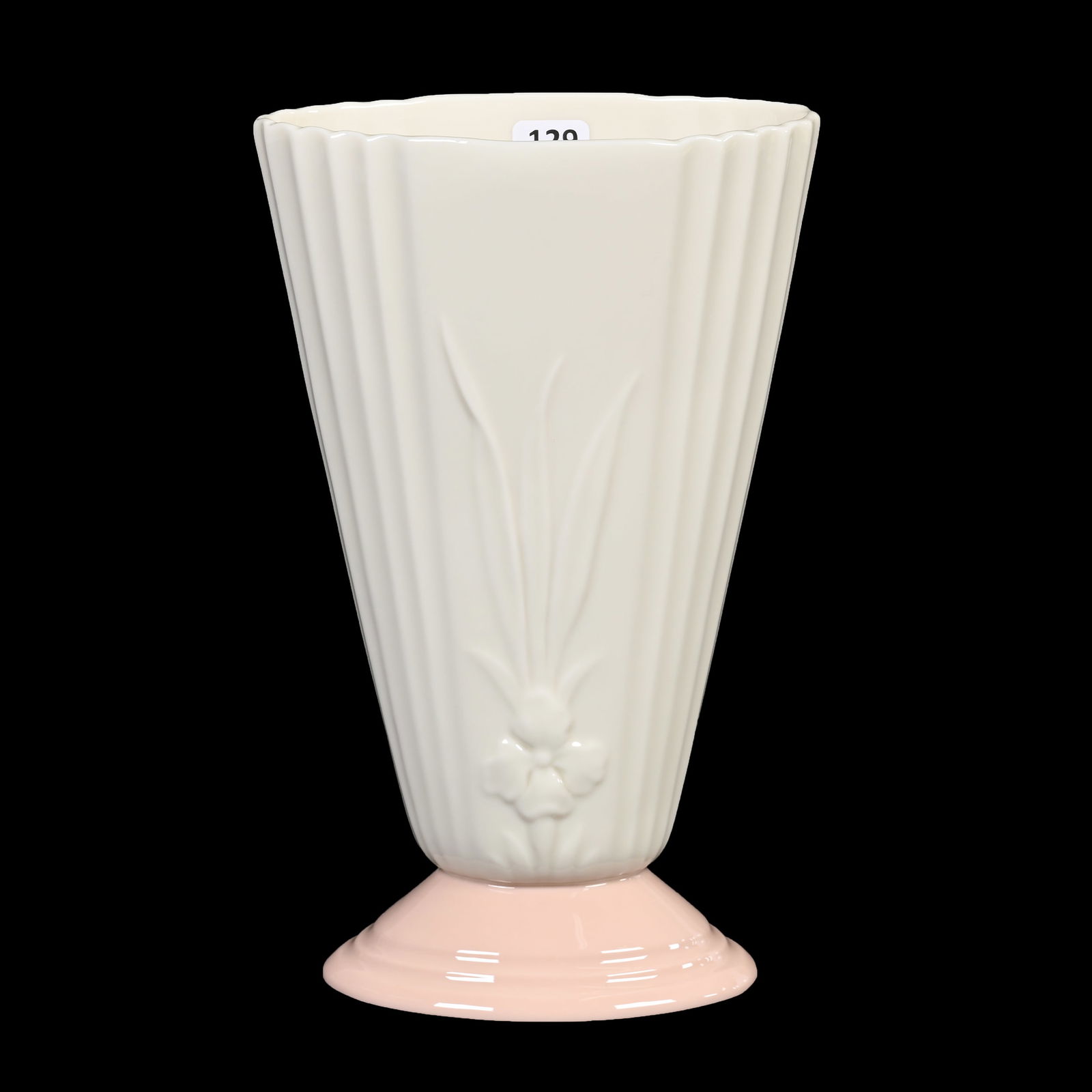 Oval Vase, Lenox Green Wreath Mark (1 of 3)