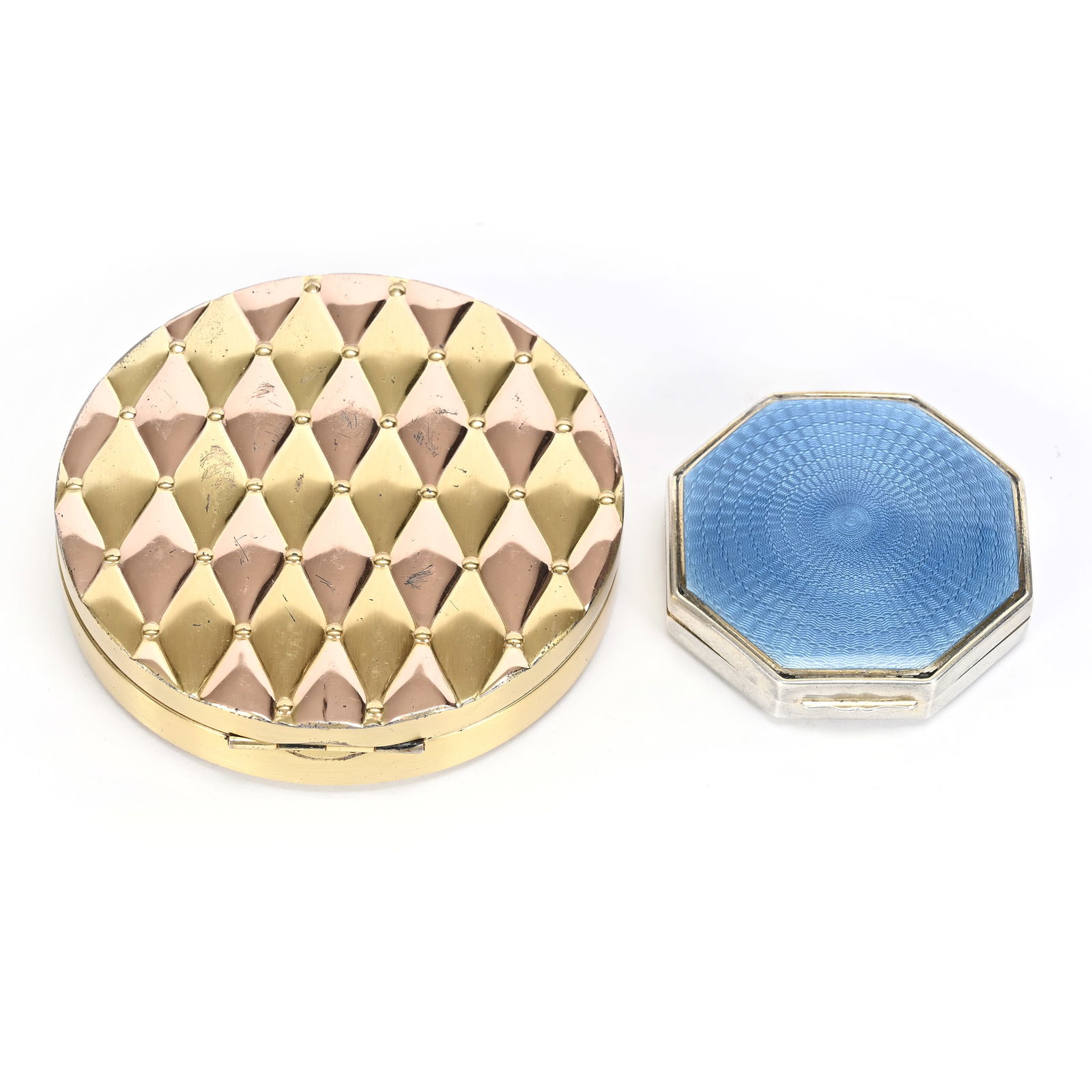 (2) Compacts Marked Sterling Silver (1 of 4)