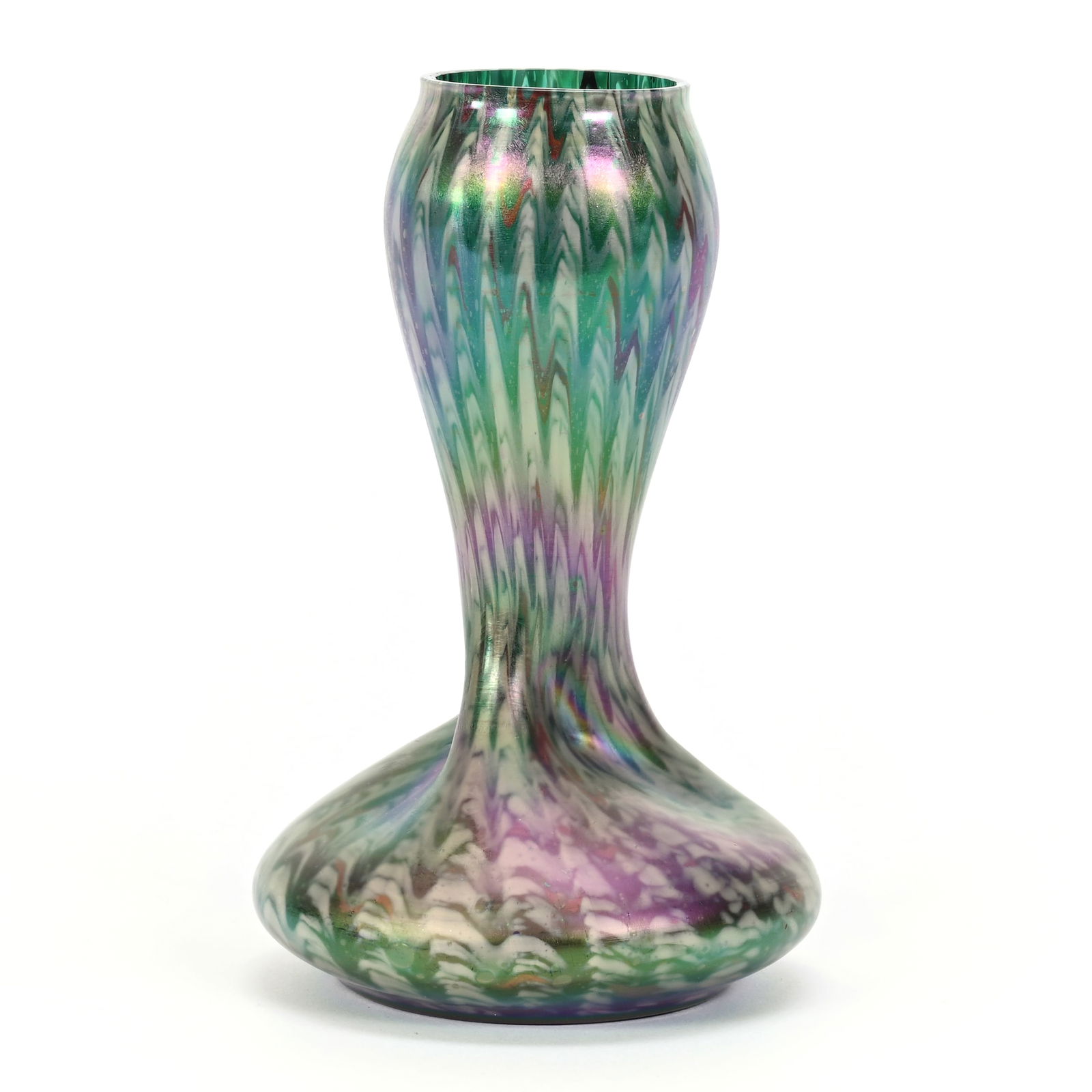 Vase, Unmarked Rindskopf Art Glass (1 of 3)