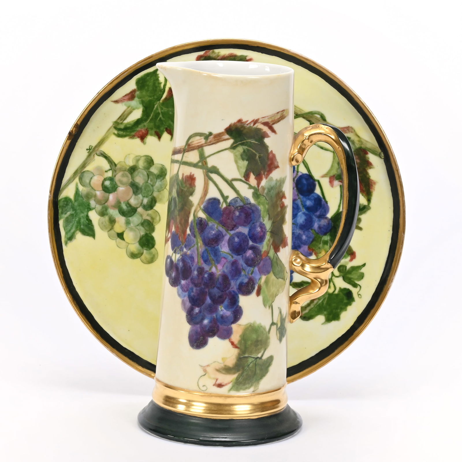 Tankard/Tray Set, Hand Painted Limoges (1 of 4)