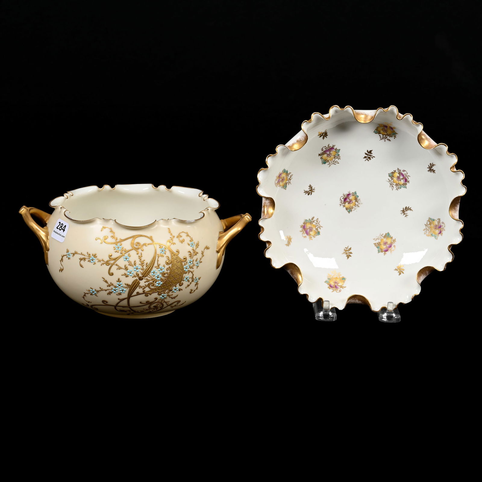 (2) Bowls, American Willets Belleek (1 of 4)