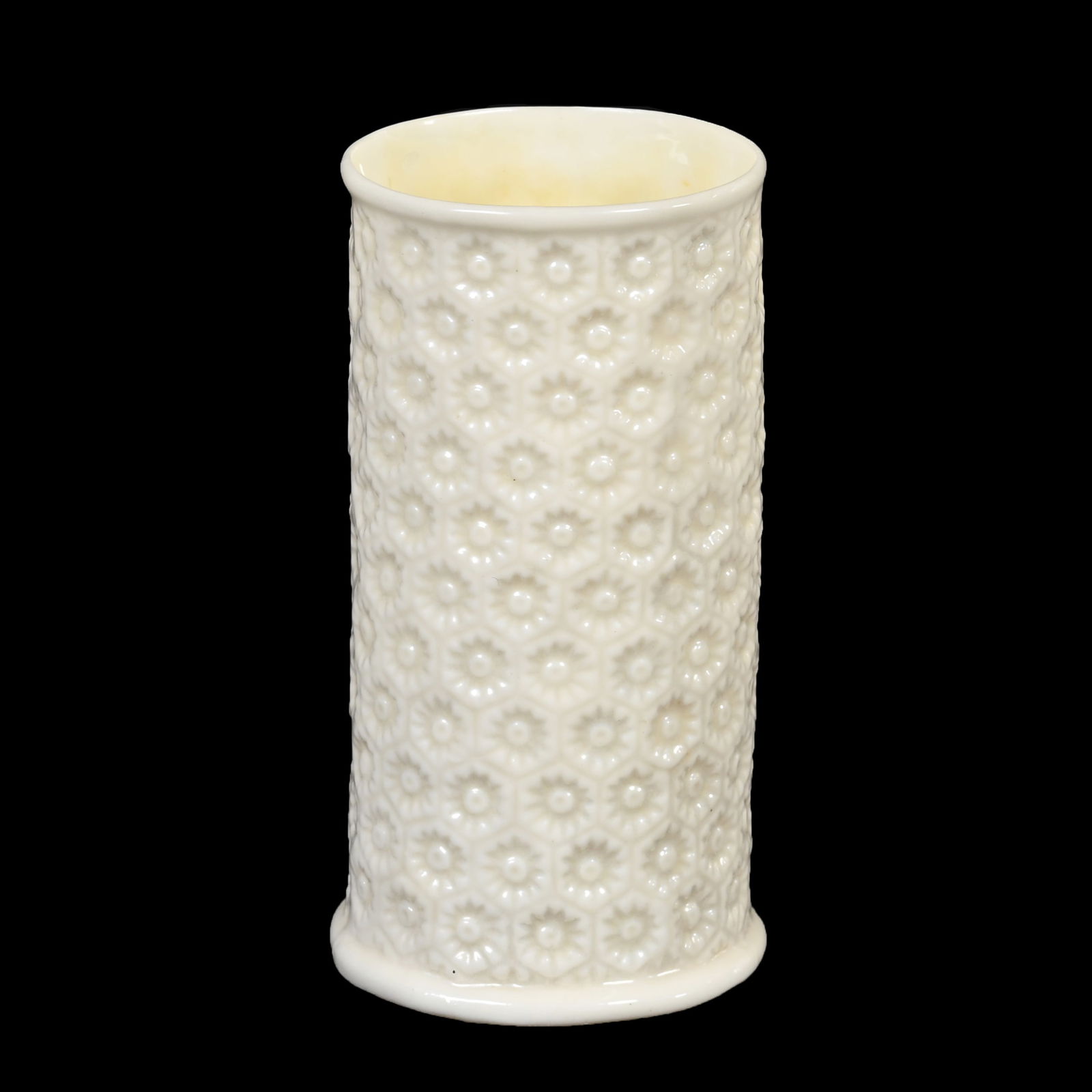 Cylinder Vase, Irish Belleek 2nd Black Mark (1 of 3)