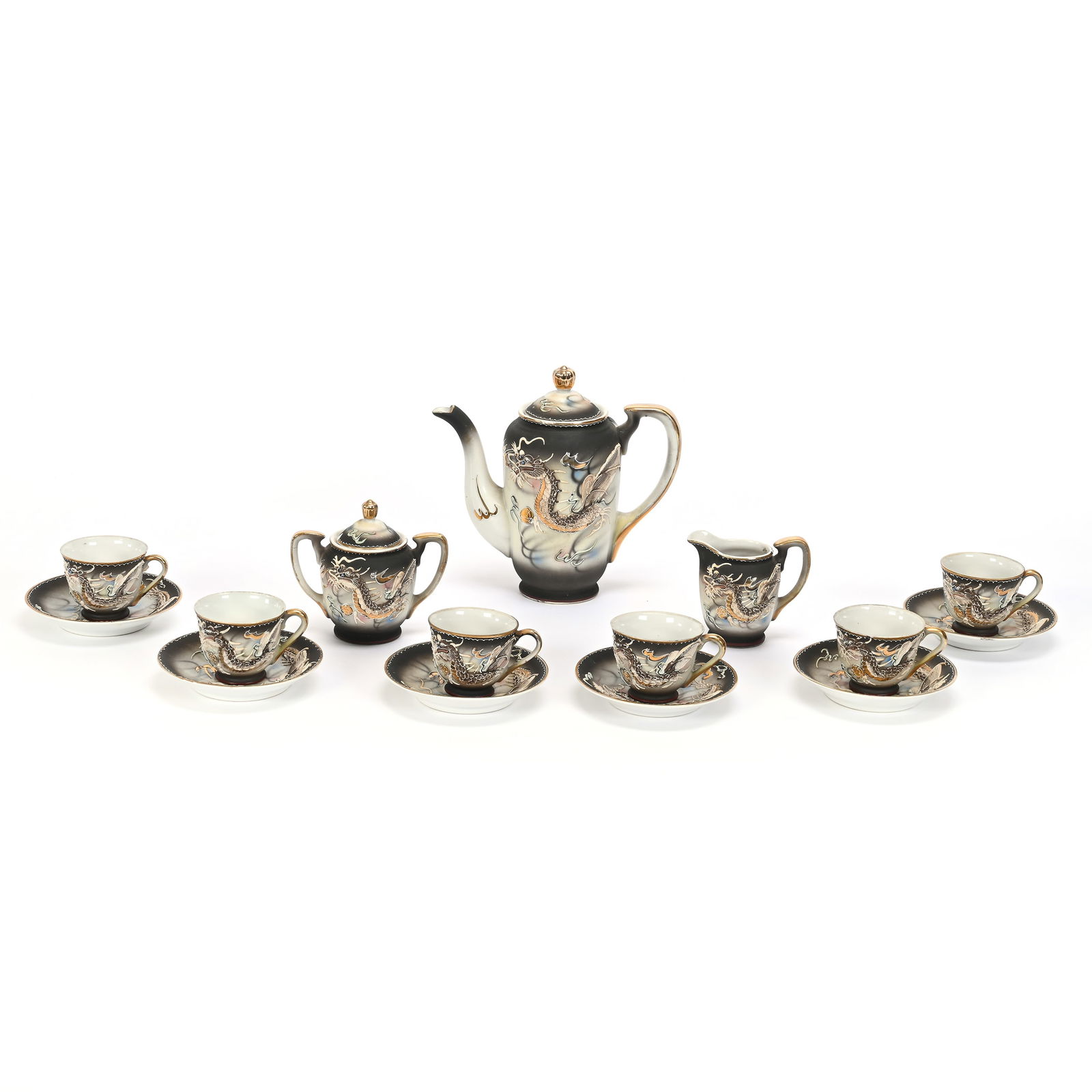 Tea Set Marked Fairyland Japan, Nine Piece (1 of 4)