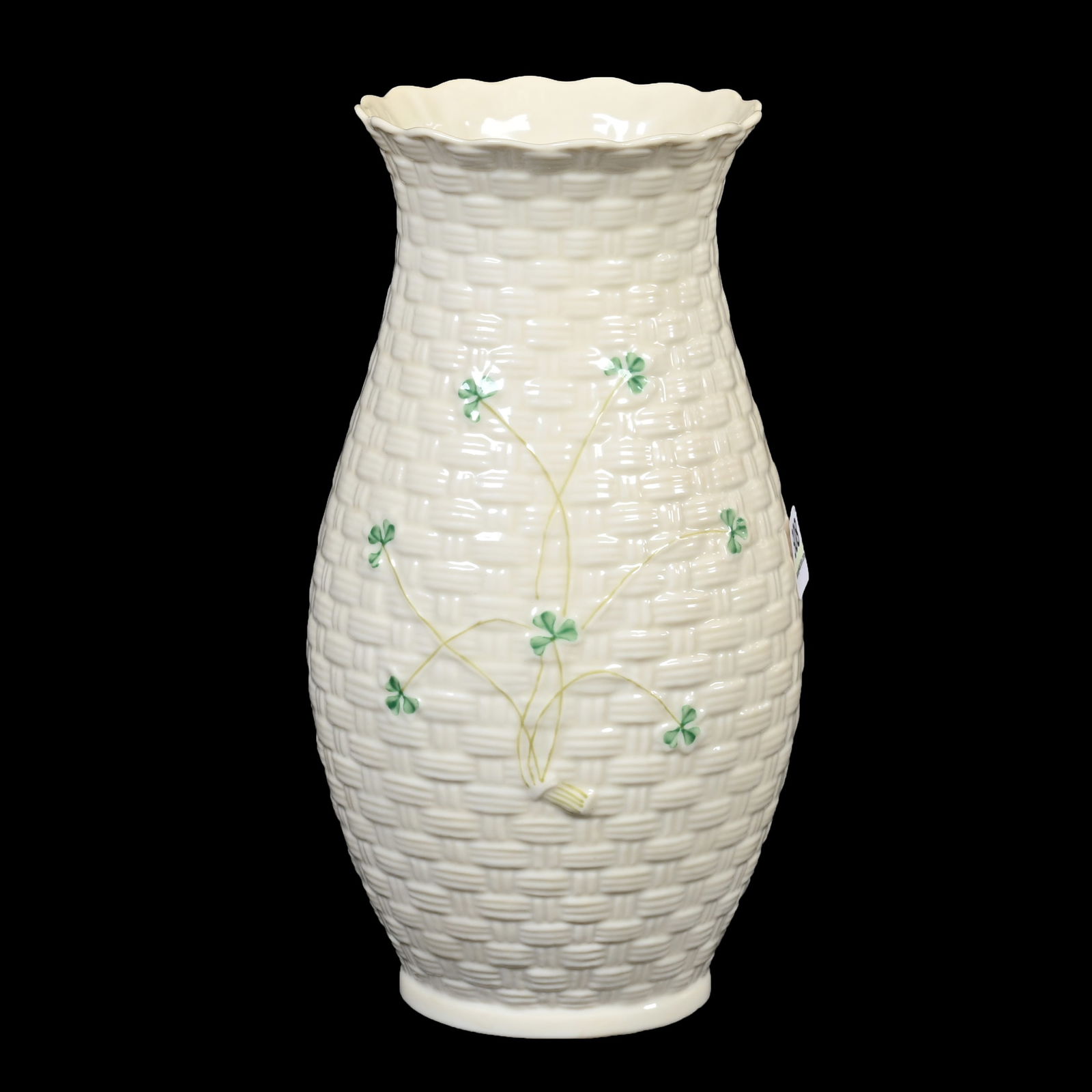 Vase, Irish Belleek 13th Brown Mark (1 of 3)