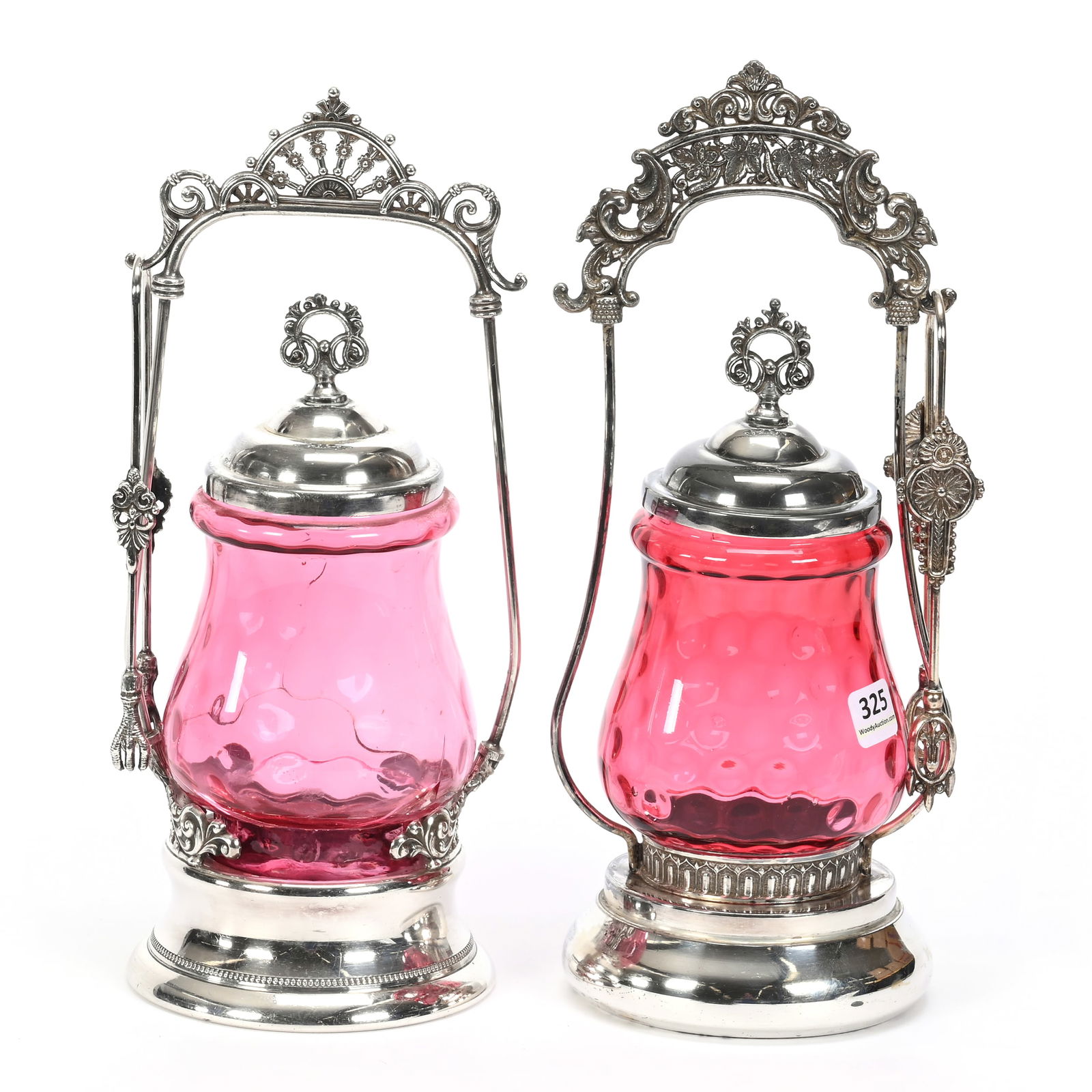 (2) Victorian Pickle Castors (1 of 6)