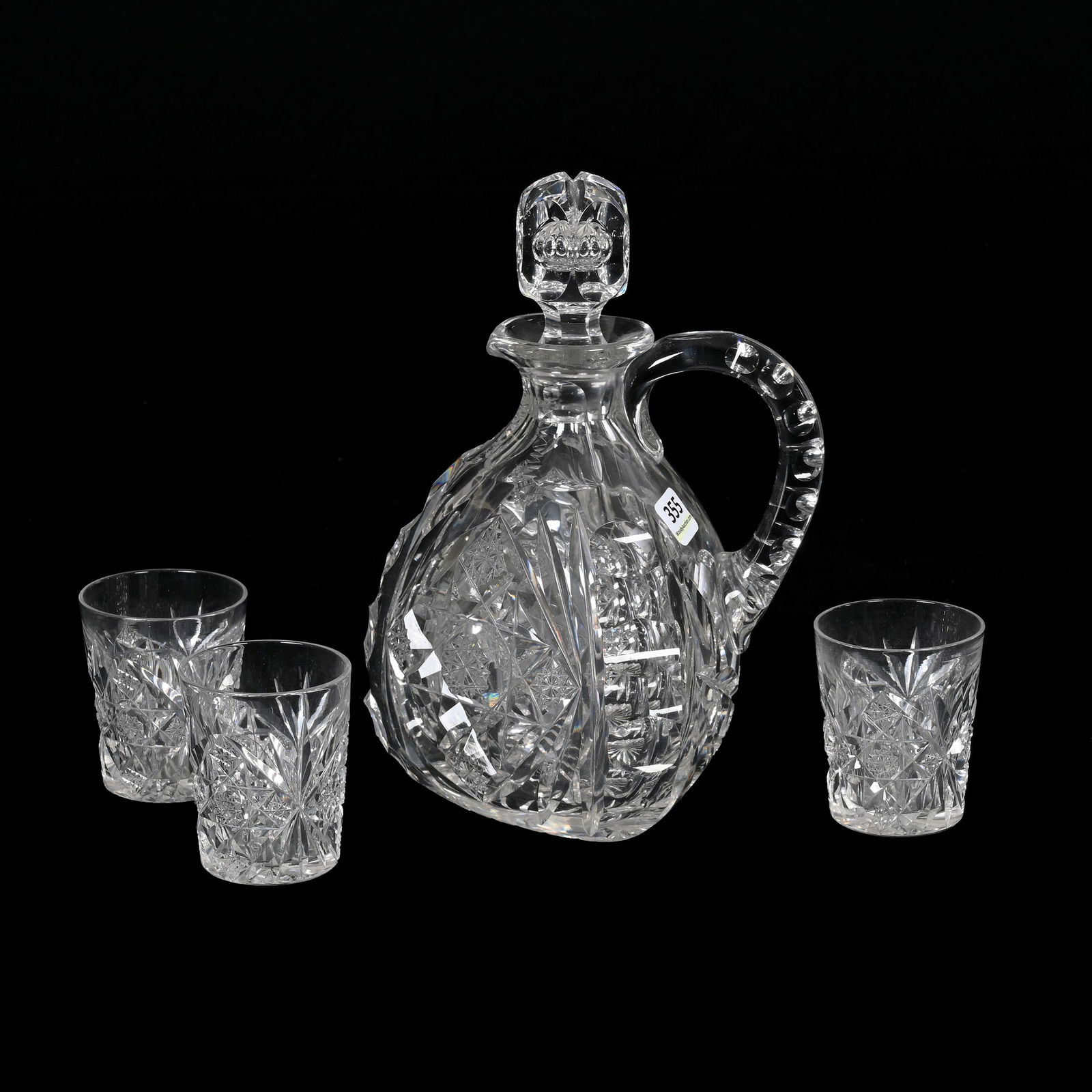 Whiskey Set, ABCG, Signed Hawkes, Four Piece (1 of 3)