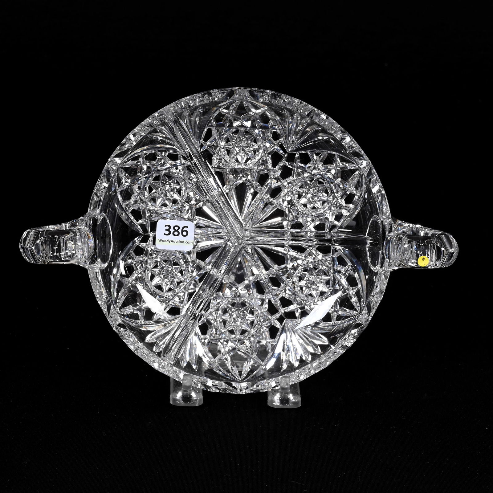 Three Division Bowl, Two Handles, ABCG (1 of 2)