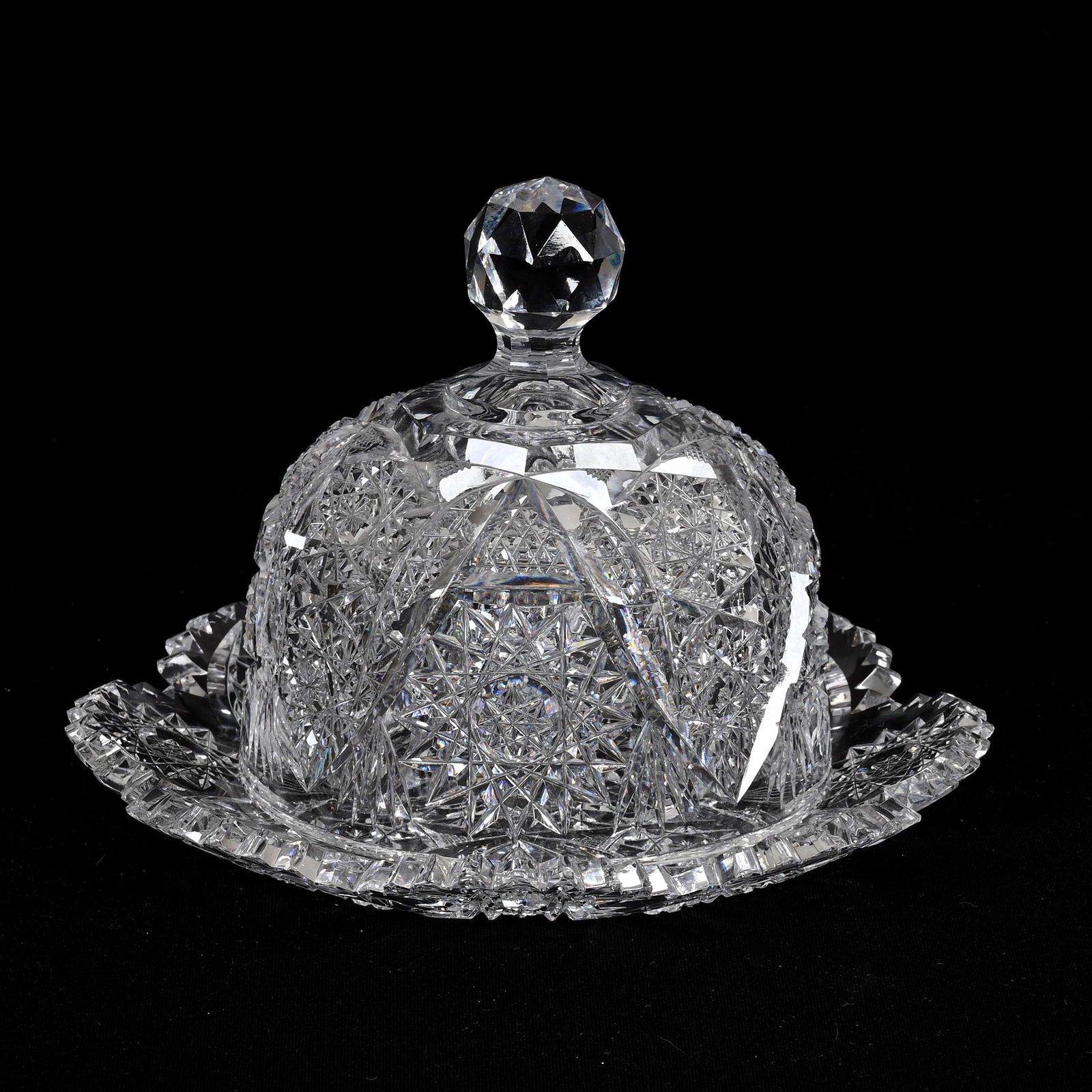 Covered Butterdish, ABCG (1 of 4)