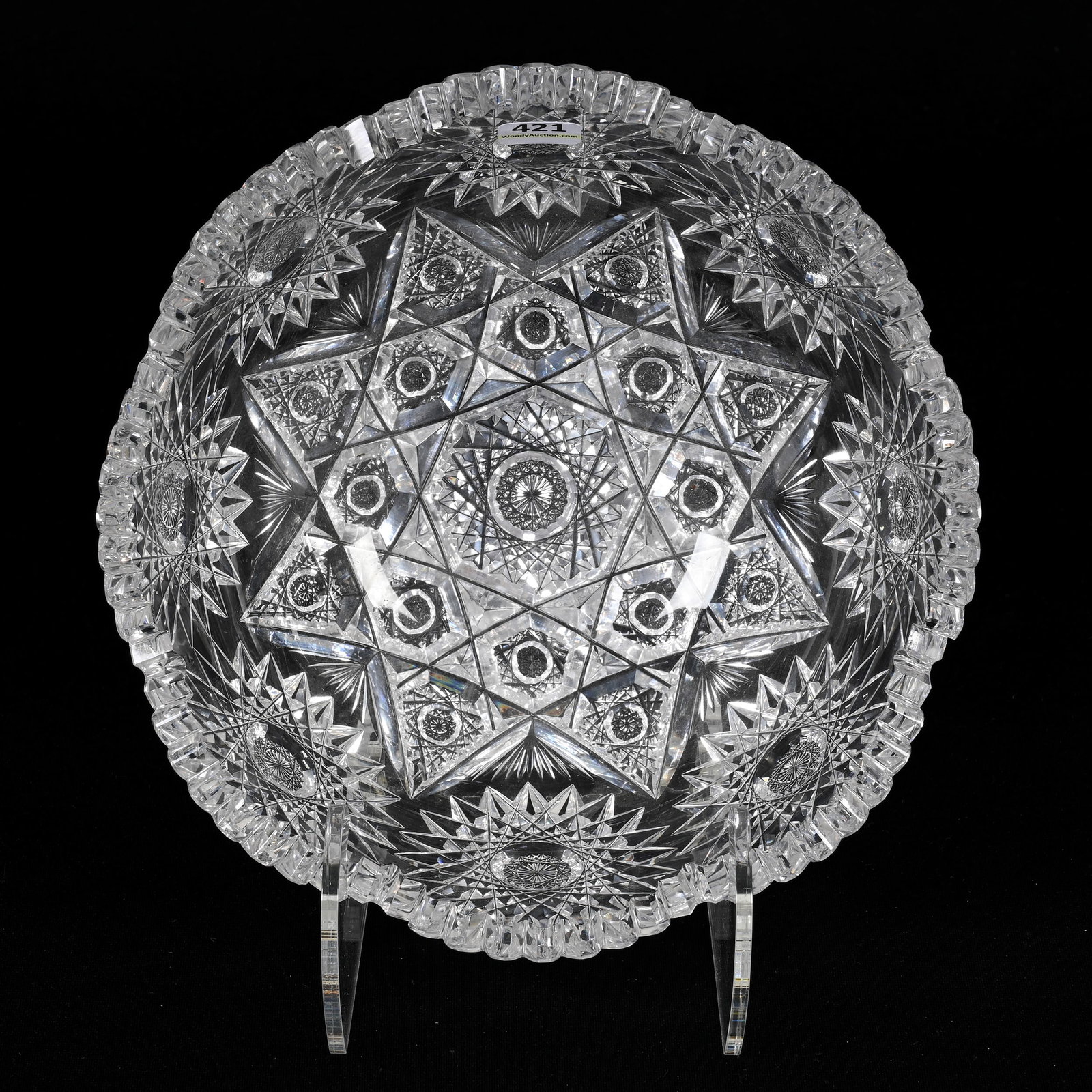 Bowl, ABCG, Festoon Pattern By Hawkes (1 of 3)