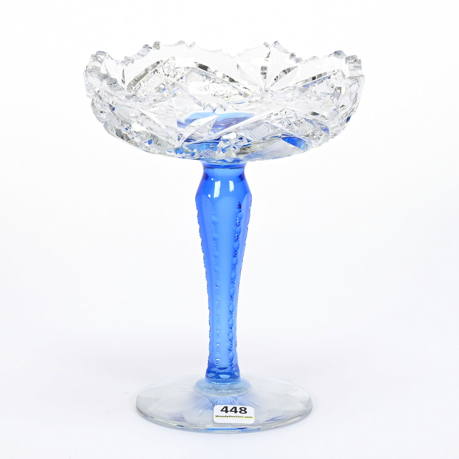Compote, ABCG, Experimental Solid Blue Stem (1 of 6)