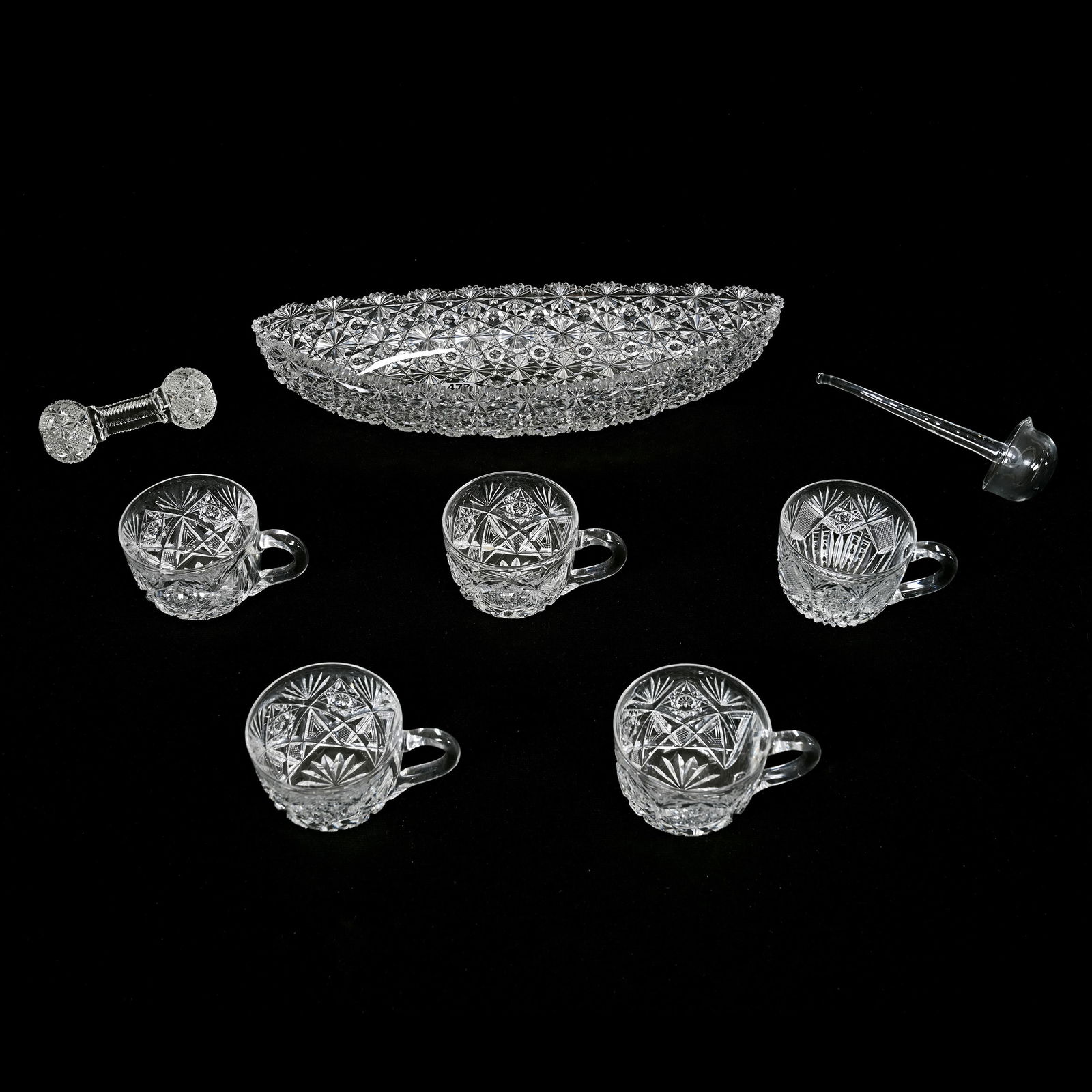 (7) Cut Glass Items (1 of 3)