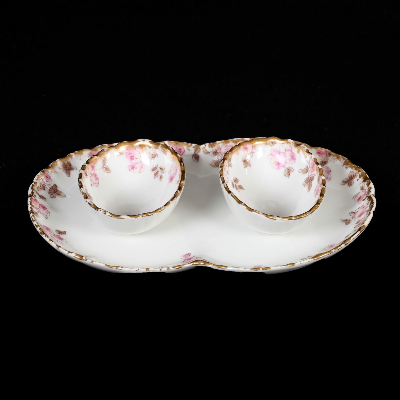 Double Egg Cup Marked Haviland Limoges (1 of 3)