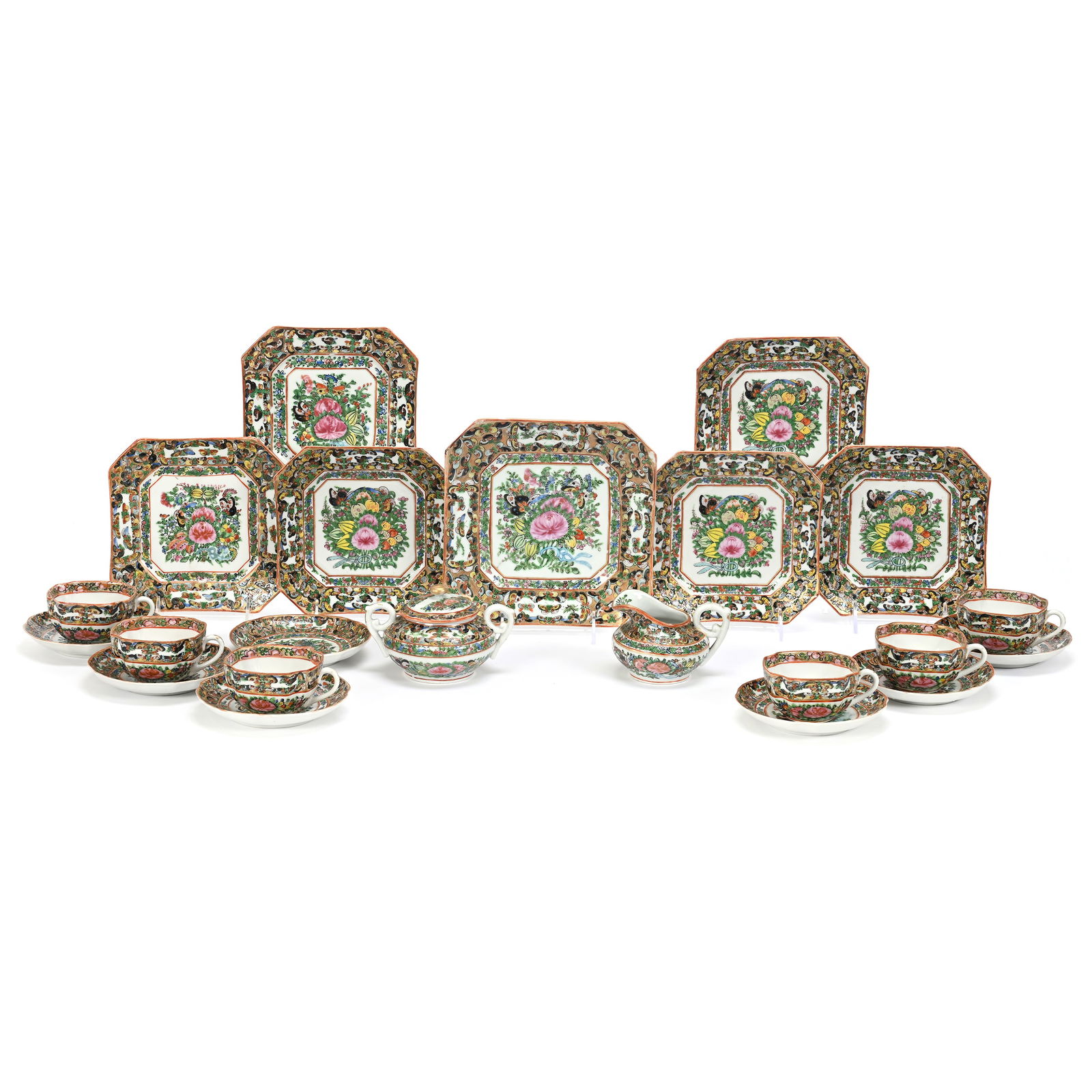 15 Pc. Set, Chinese Export Porcelain (1 of 3)