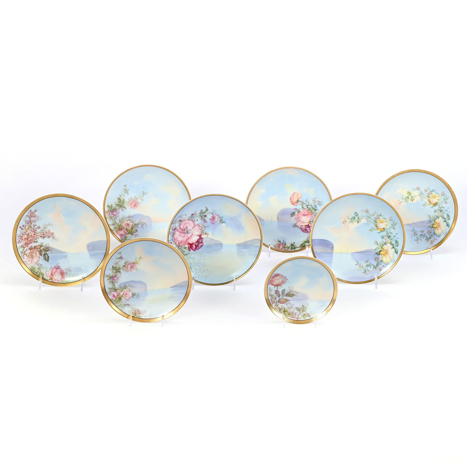 (8) Plates Marked Haviland Limoges (1 of 4)