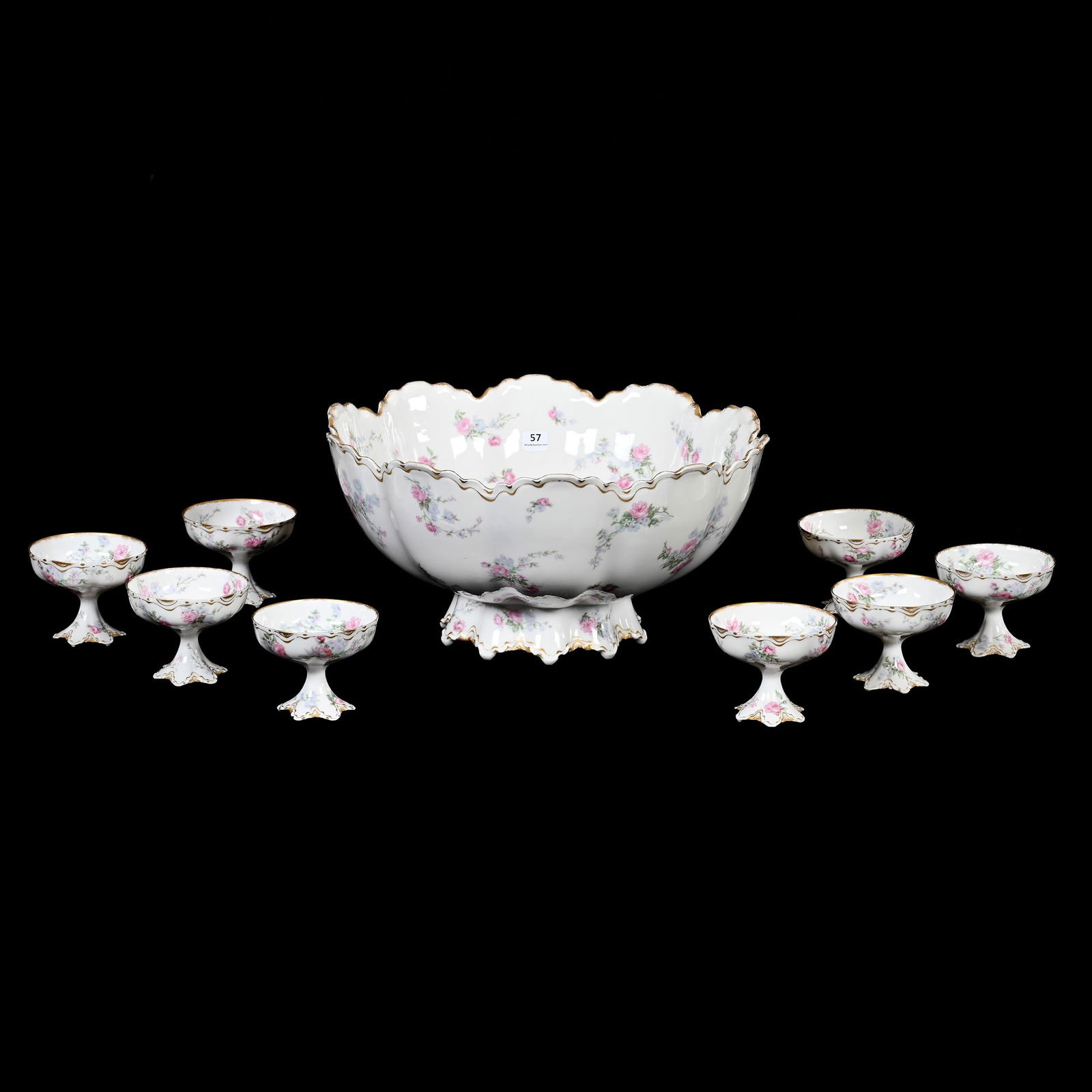 Punch Set Marked Haviland & Co., Limoges (1 of 4)