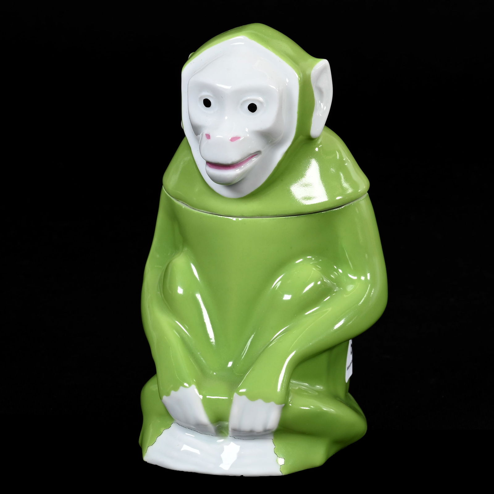 Figural Monkey Humidor By Sandoz Marked Haviland (1 of 3)