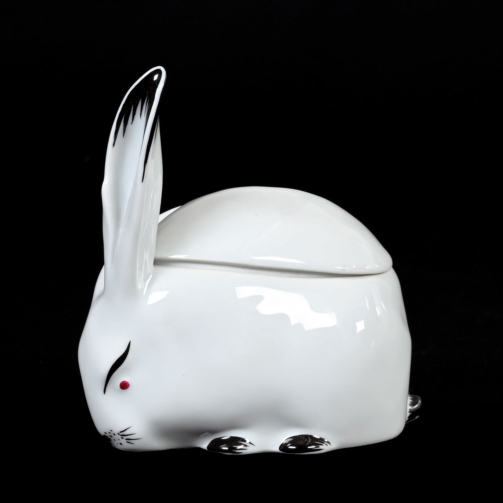 Figural Rabbit Box By Sandoz, Haviland Limoges (1 of 4)