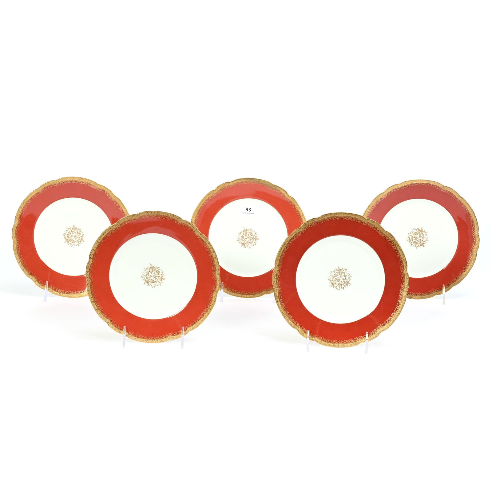 (5) Plates Marked Theo. Haviland Limoges (1 of 6)