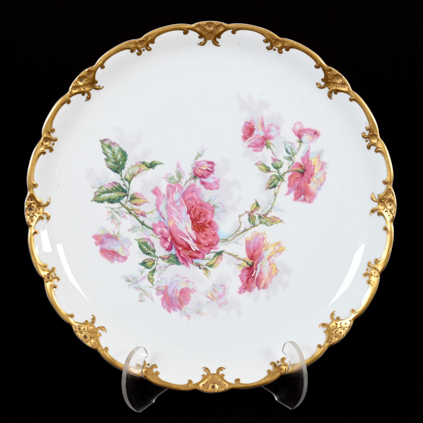 Round Tray Marked Haviland & Co Limoges (1 of 2)