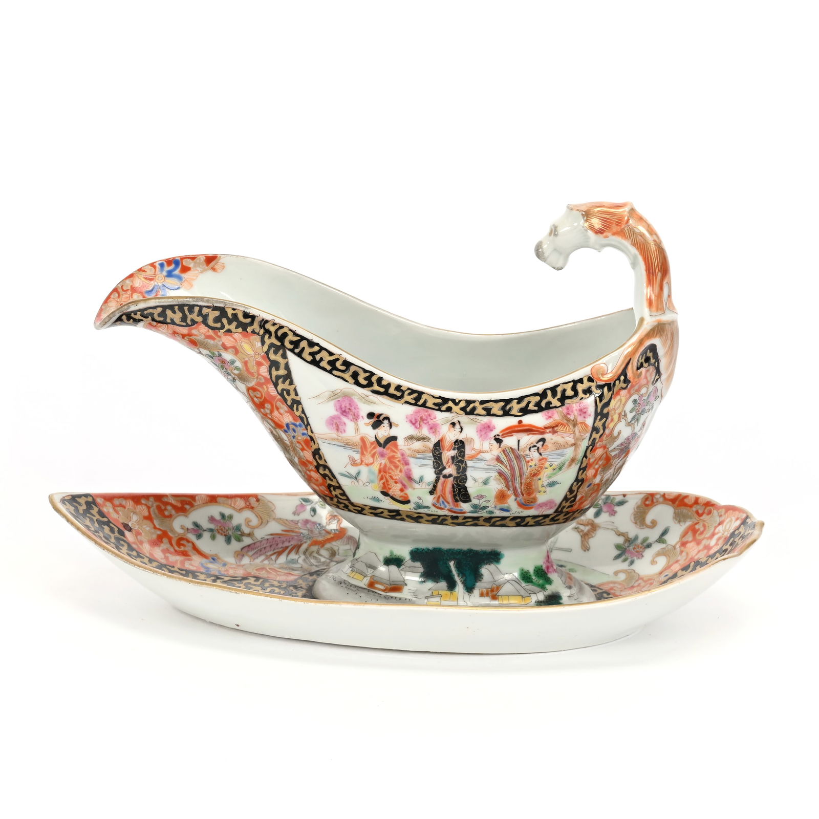 Gravy Boat, Attached Underplate (1 of 4)