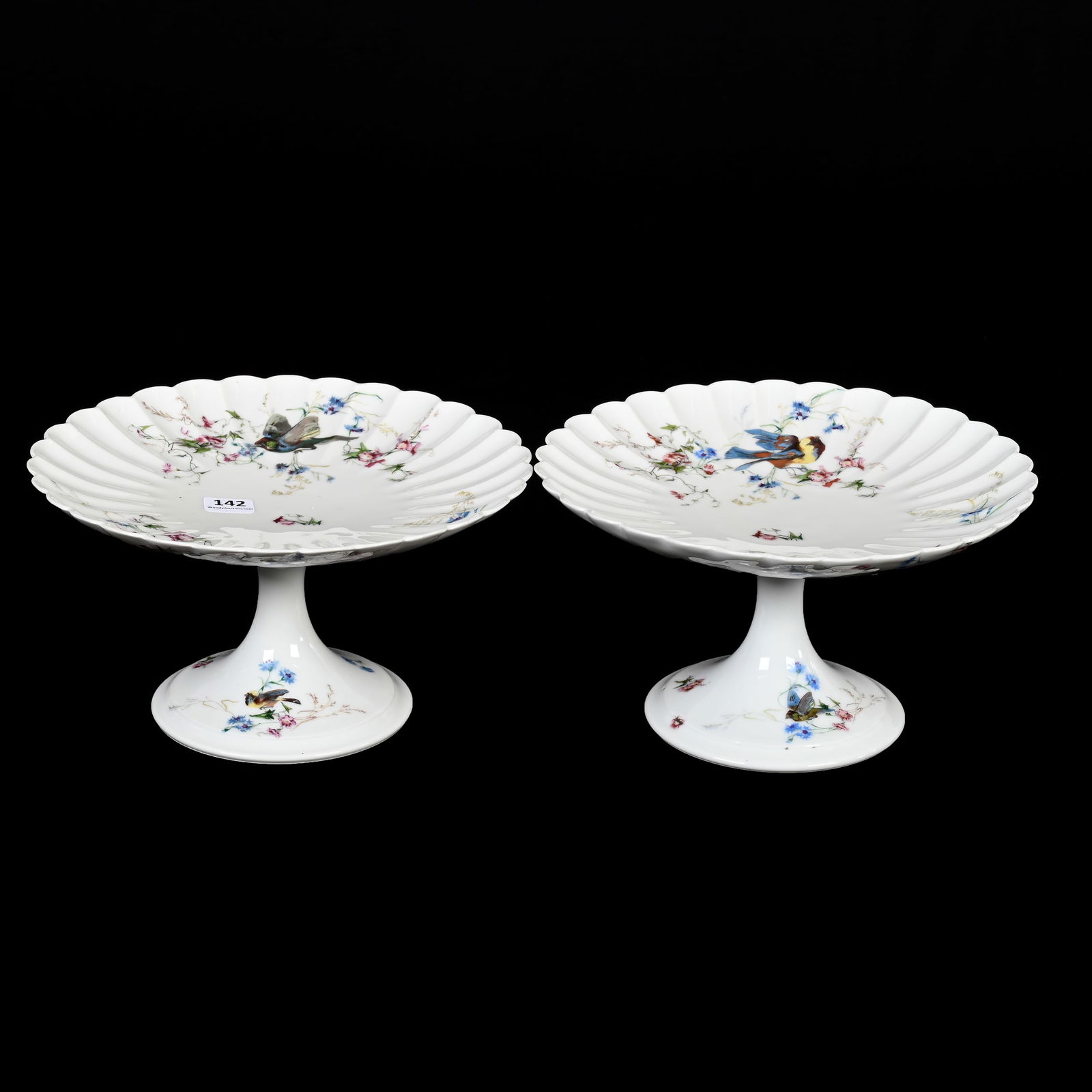Pair Compotes Marked Haviland & Co Limoges (1 of 3)