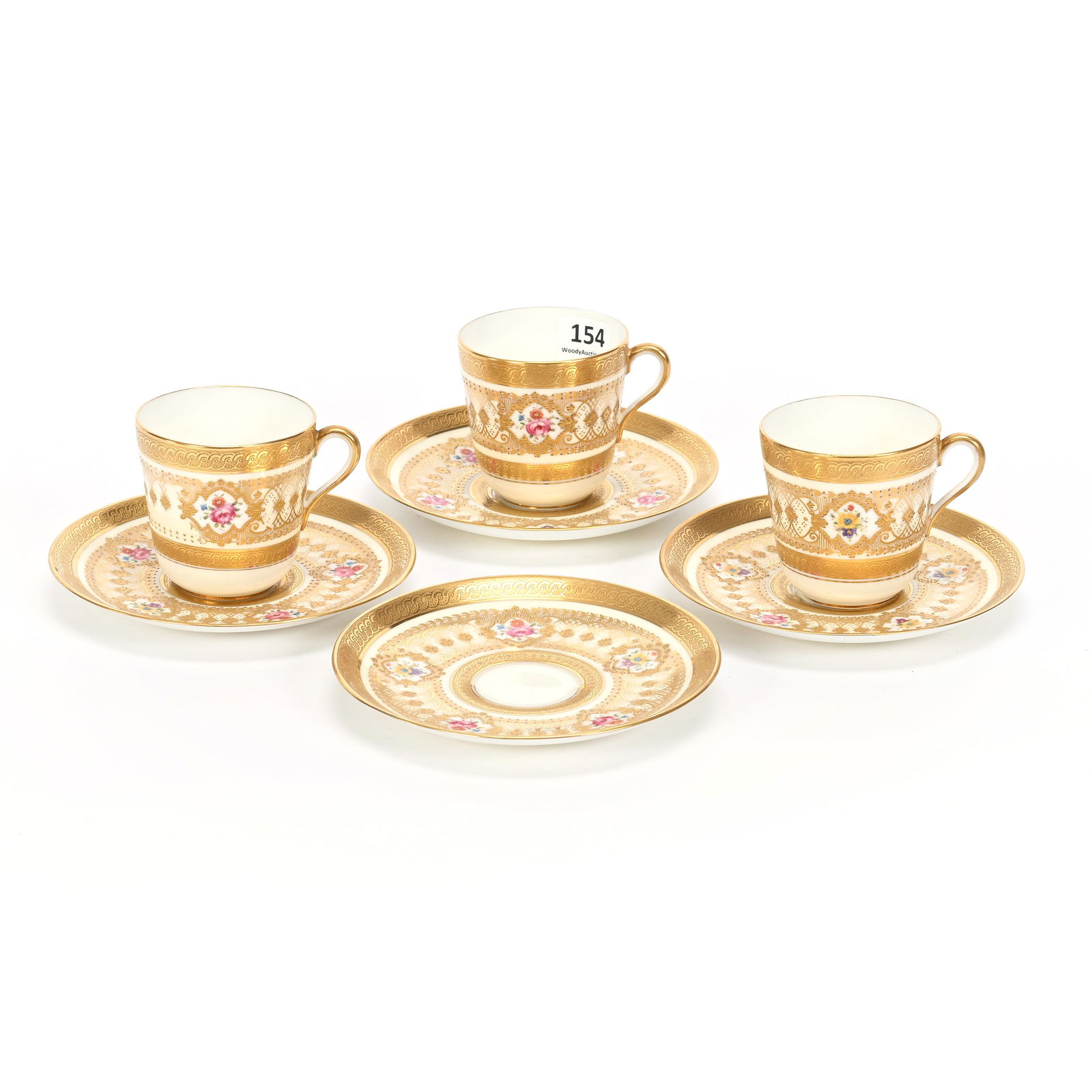 (3) Cups & Saucers Marked Tiffany & Company (1 of 3)