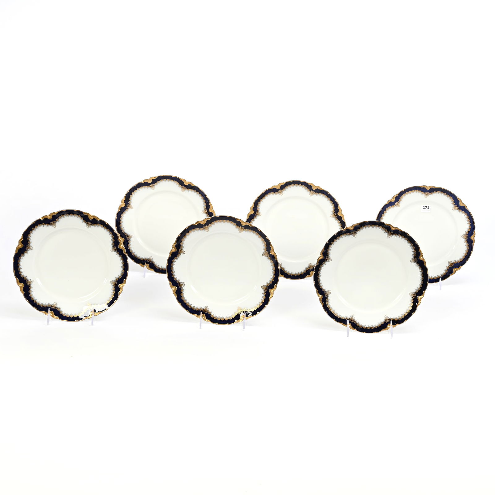 (6) Plates Marked Haviland & Co Limoges (1 of 3)