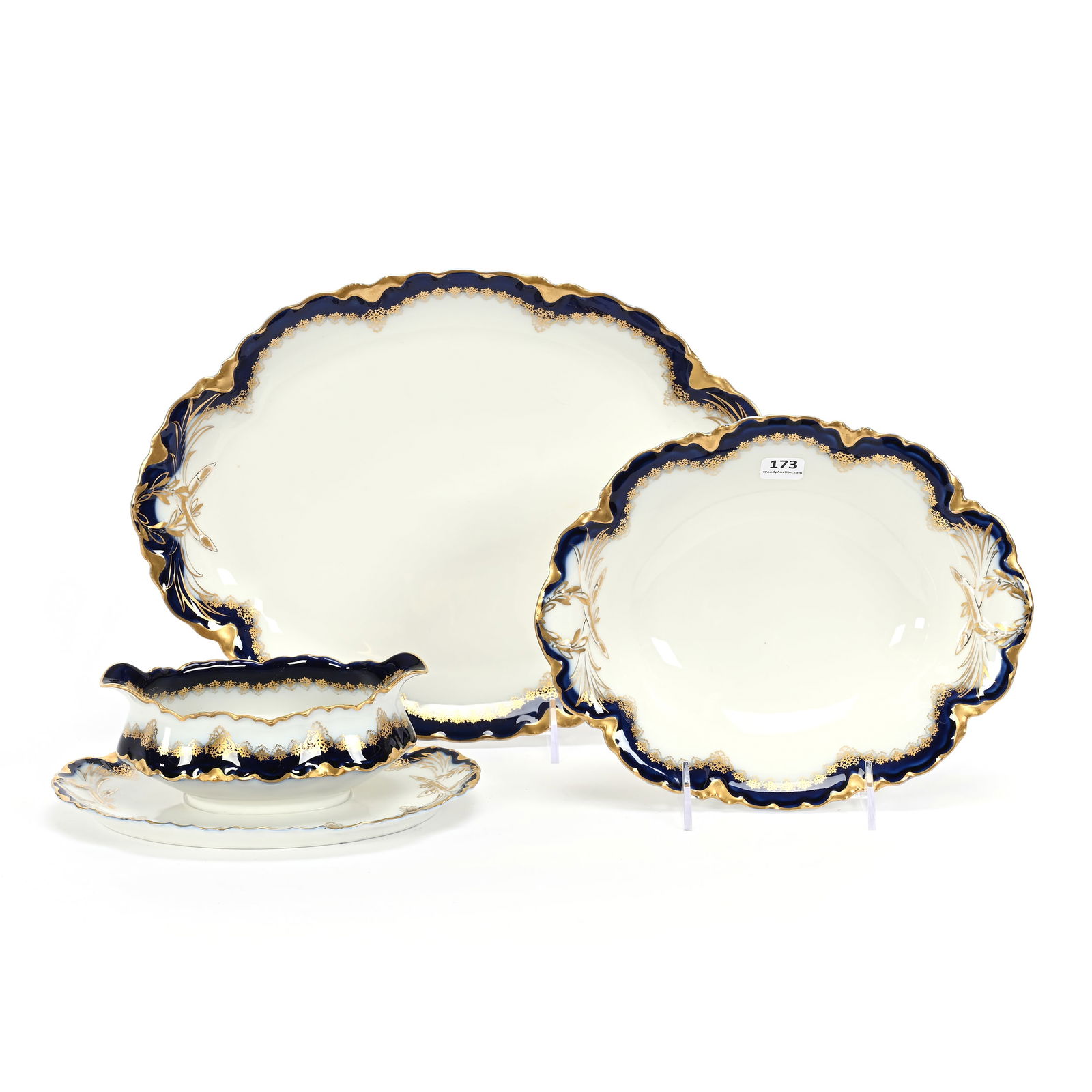 Three Piece Set Marked Haviland & Co Limoges (1 of 3)