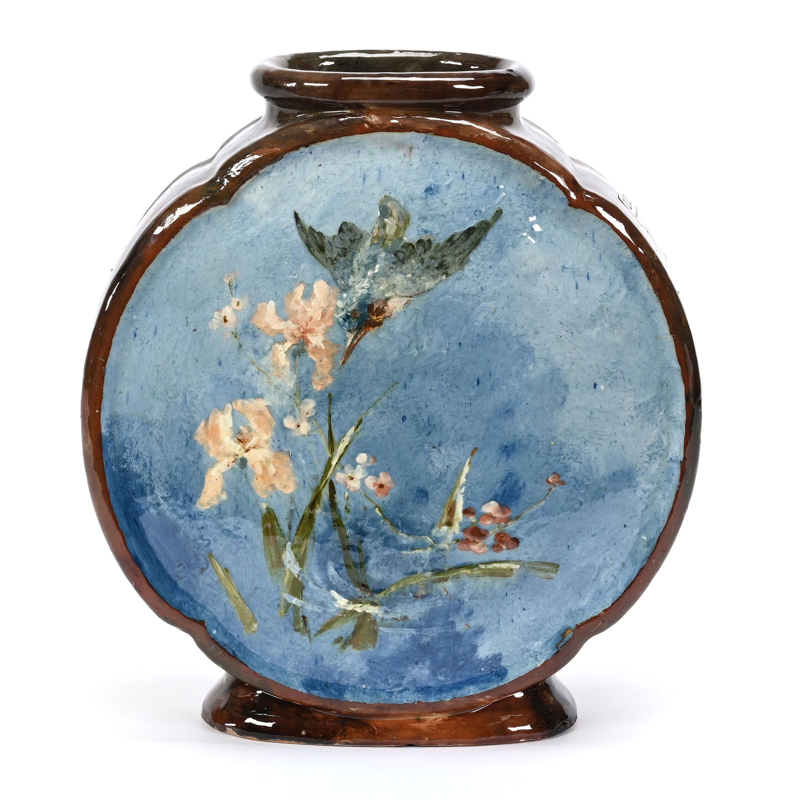 Vase, Terra Cotta, Marked Haviland & Co Limoges (1 of 4)