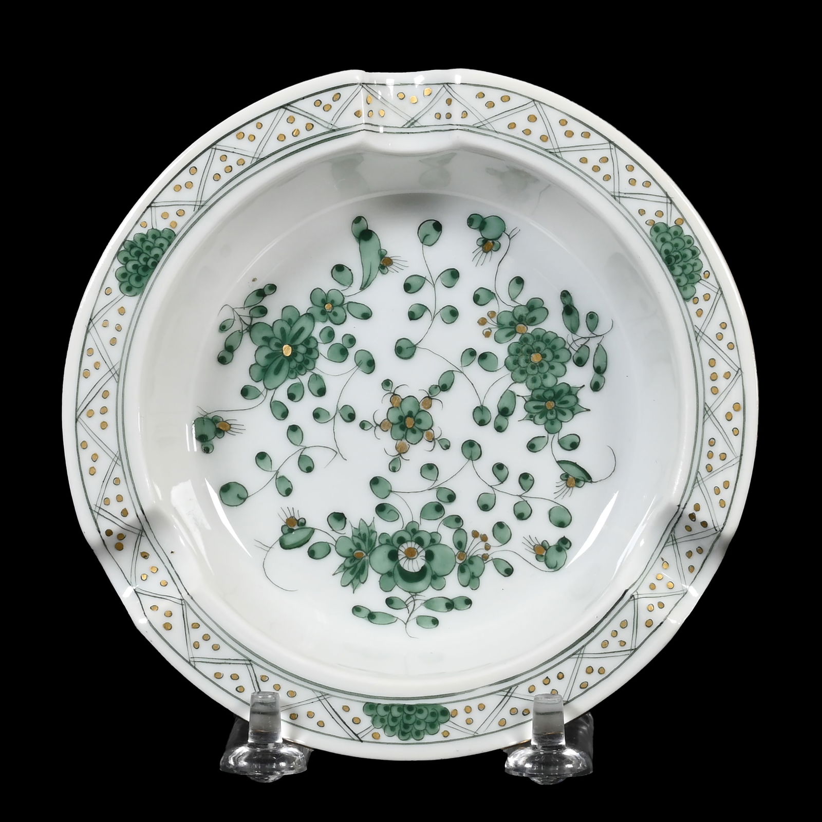 Ash Tray, Meissen Blue Crossed Swords Mark (1 of 2)