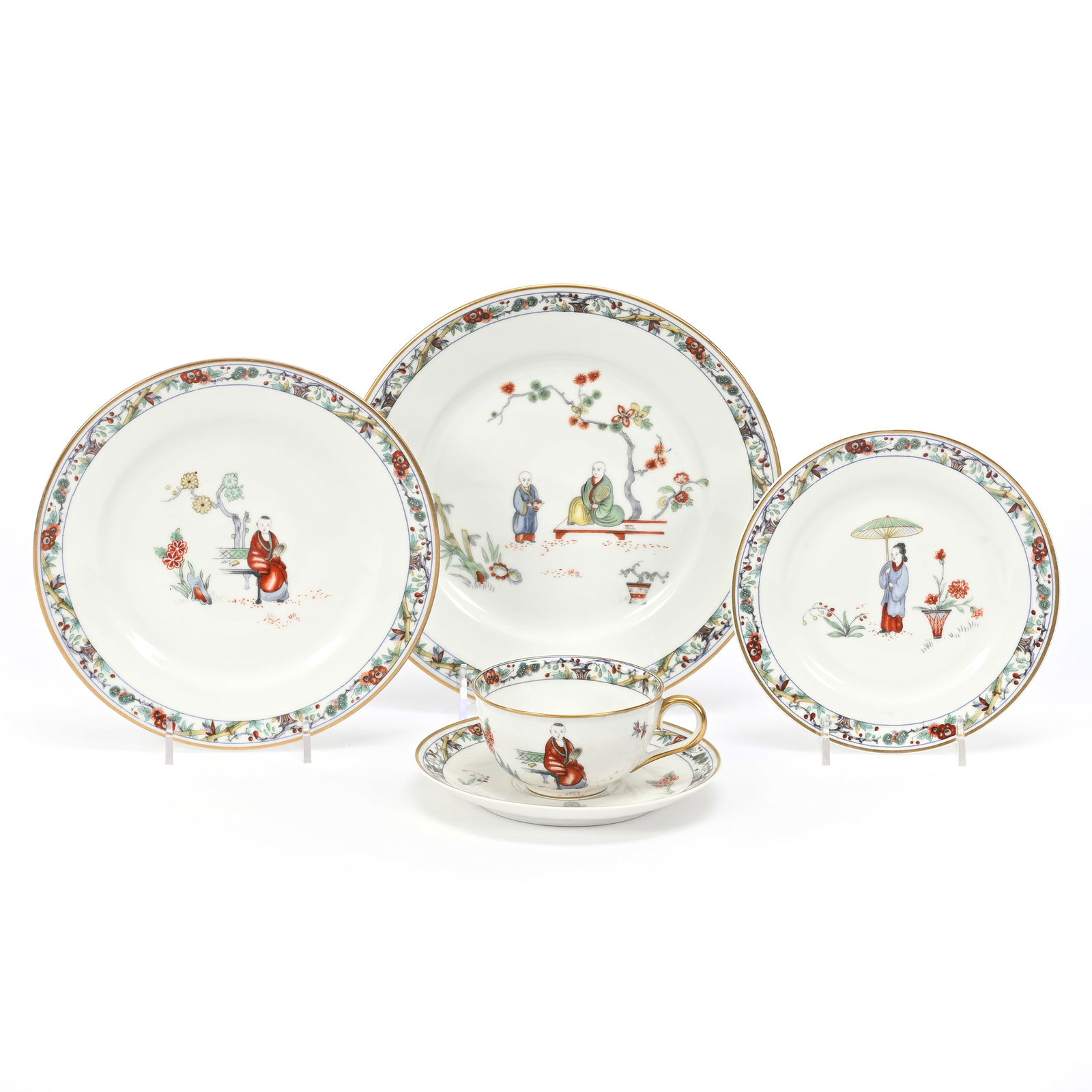 Table Set, Four Piece, Theodore Haviland Limoges (1 of 3)