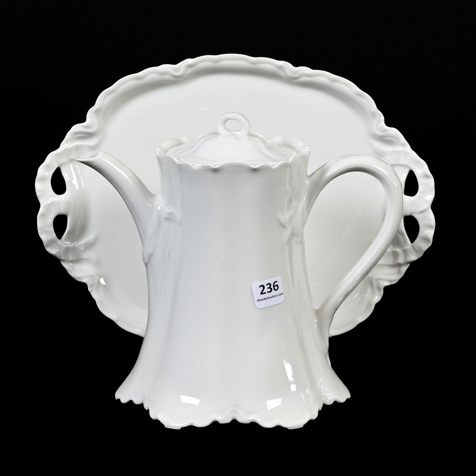 (2) Undecorated Haviland Limoges Items (1 of 3)