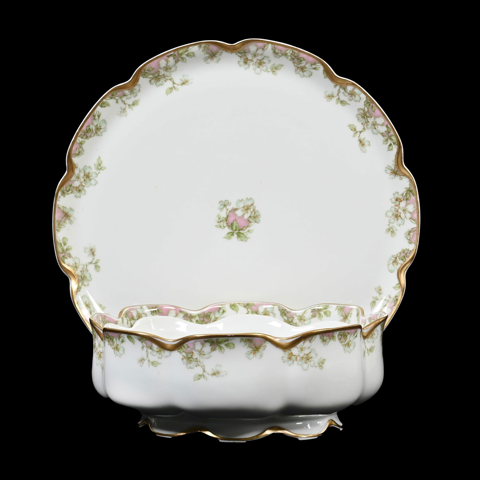 Pudding Set, Three Piece, Haviland & Co Limoges (1 of 3)