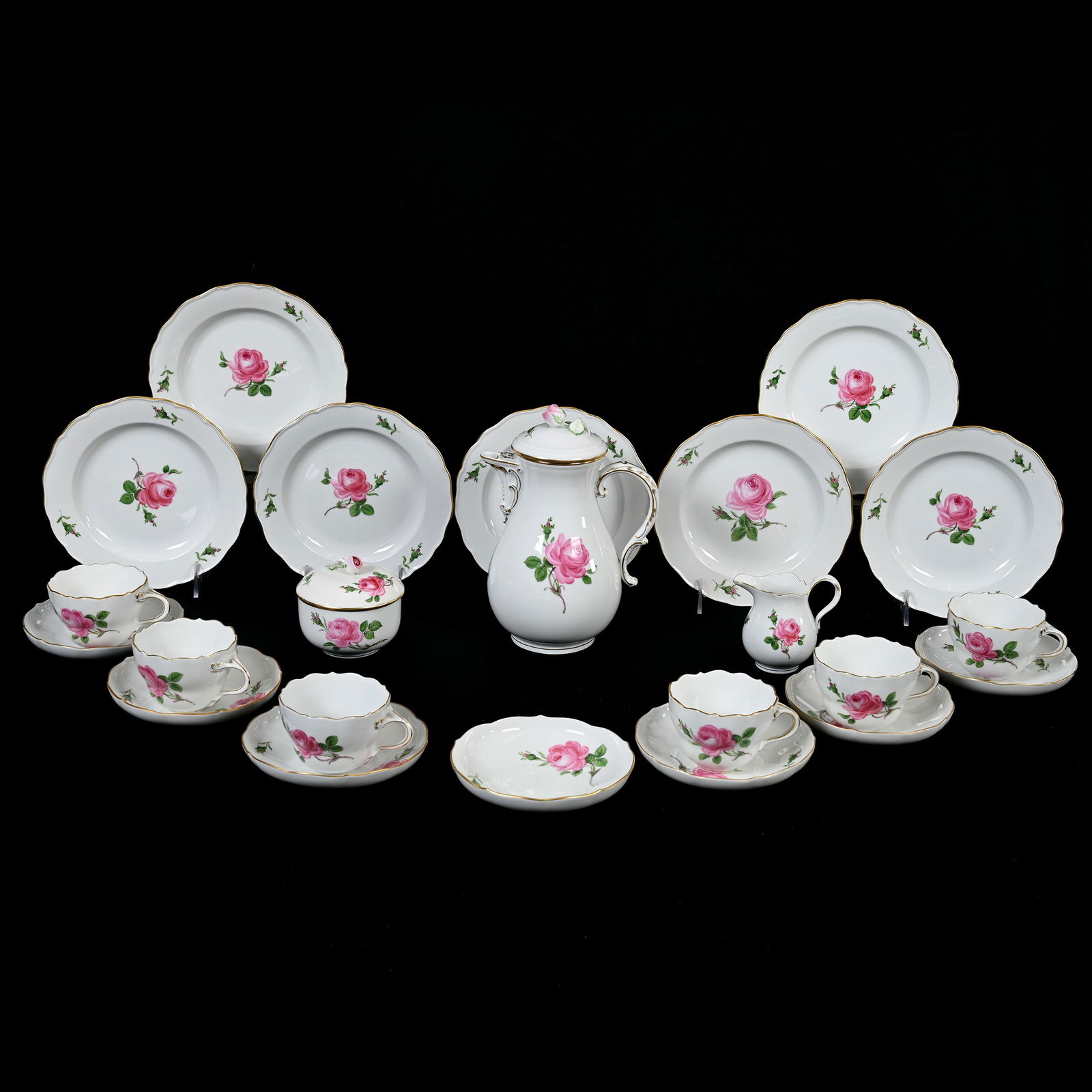 Dinner Set, (23) Piece, Meissen Blue Crossed Swords (1 of 4)