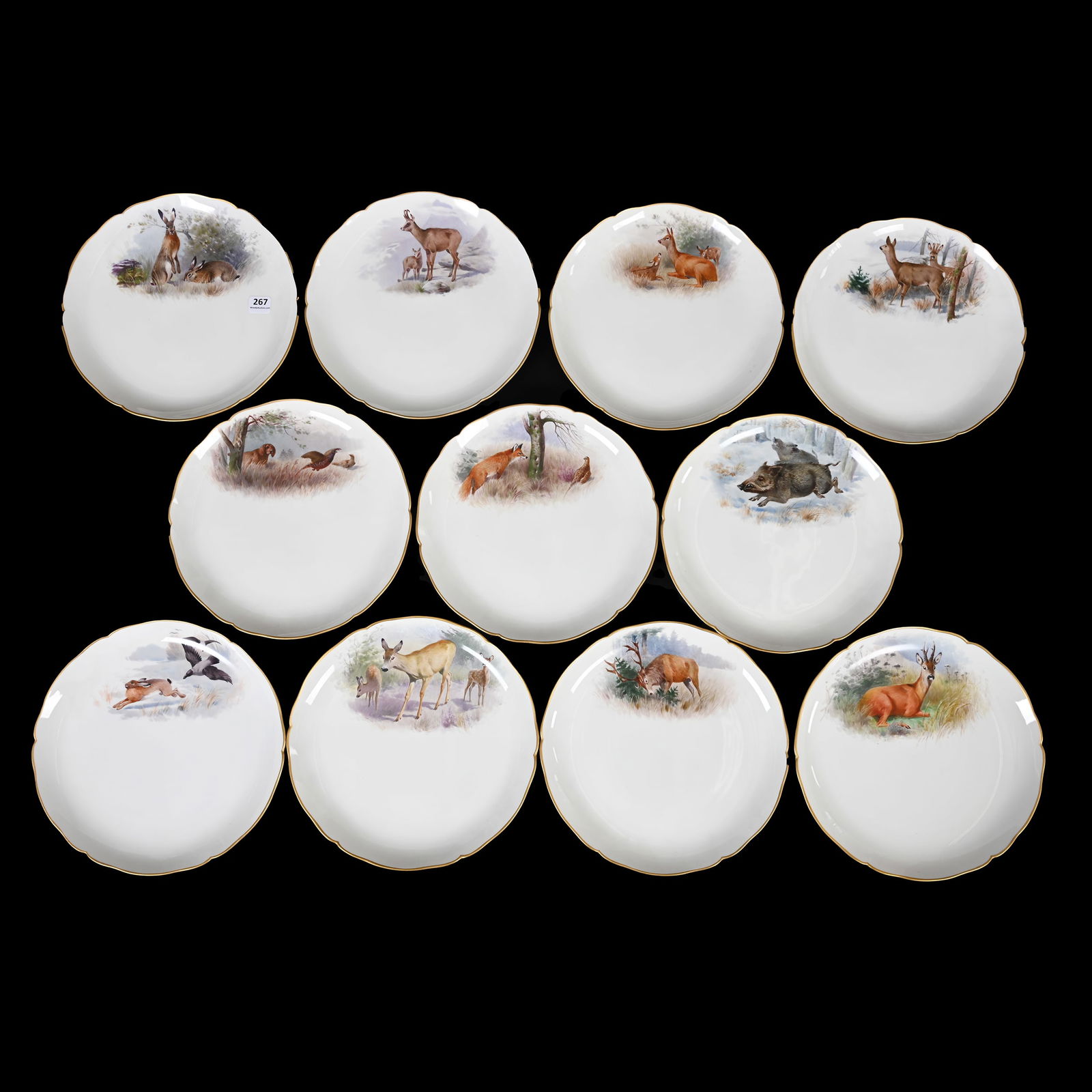 (11) Plates Marked KPM Porcelain (1 of 3)