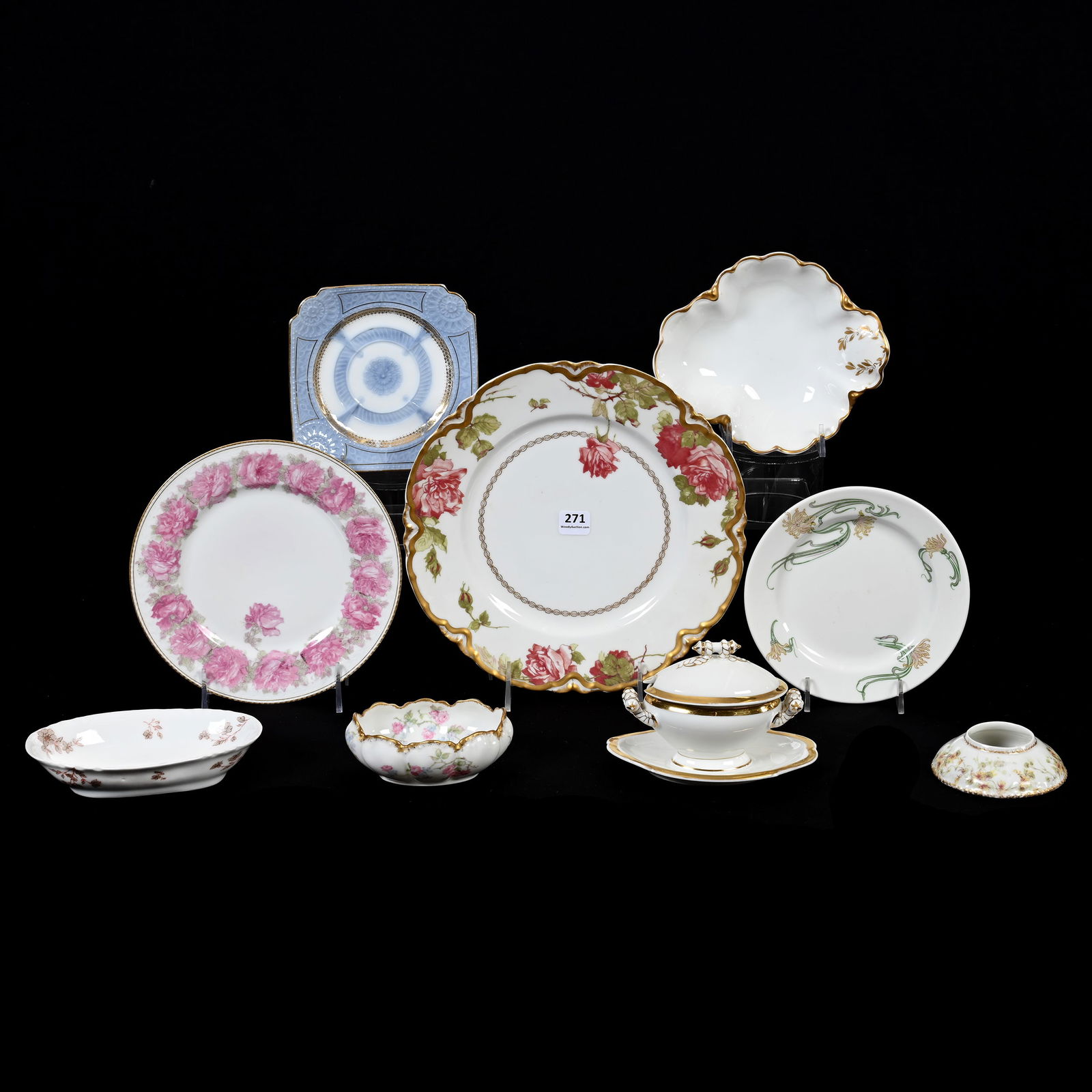 (9) Assorted Items, Haviland Limoges (1 of 3)