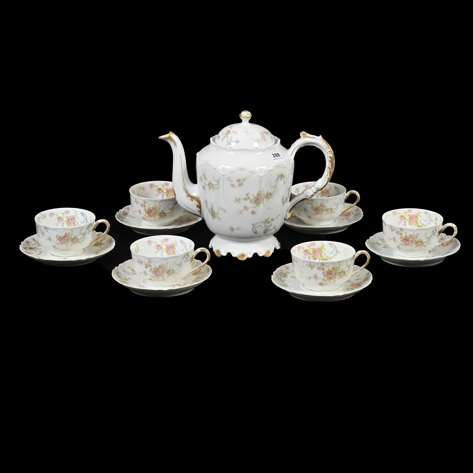 Coffee Set Marked Haviland & Co Limoges (1 of 4)
