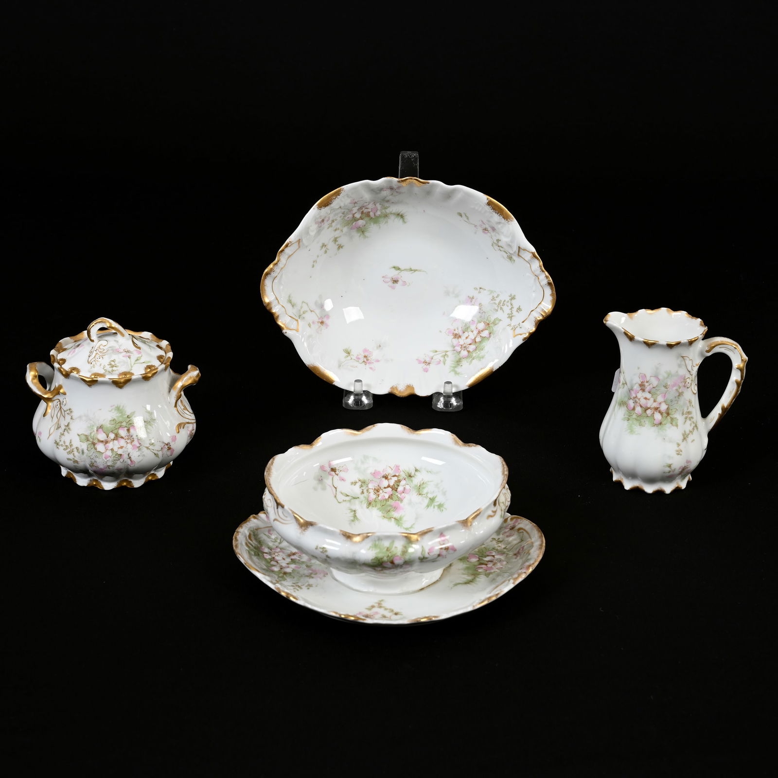 (4) Piece Set Marked Theodore Haviland Limoges (1 of 4)